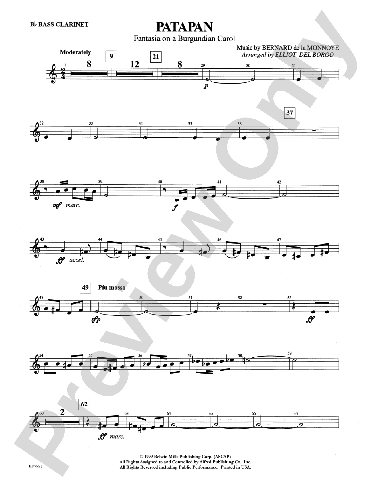 Patapan: B-flat Bass Clarinet