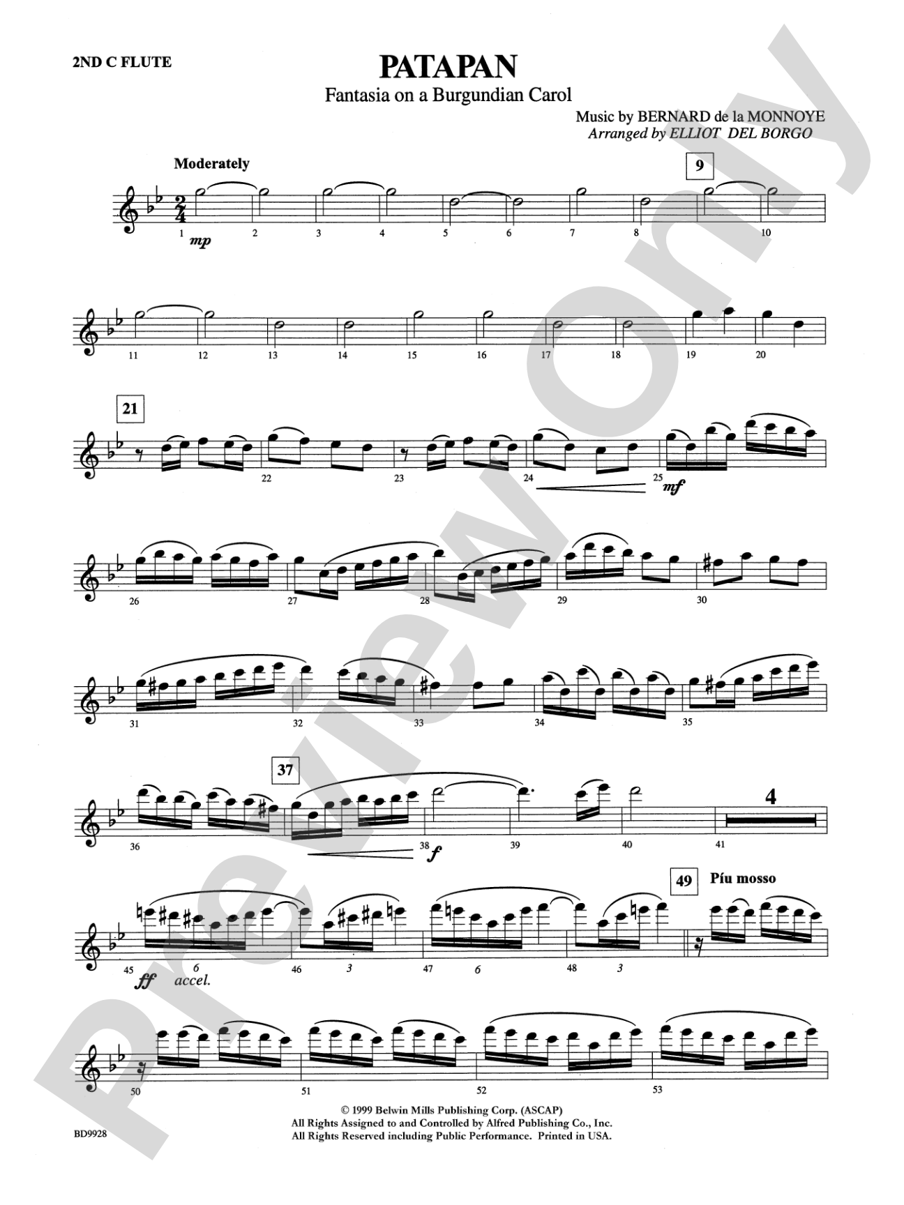 Patapan: 2nd Flute