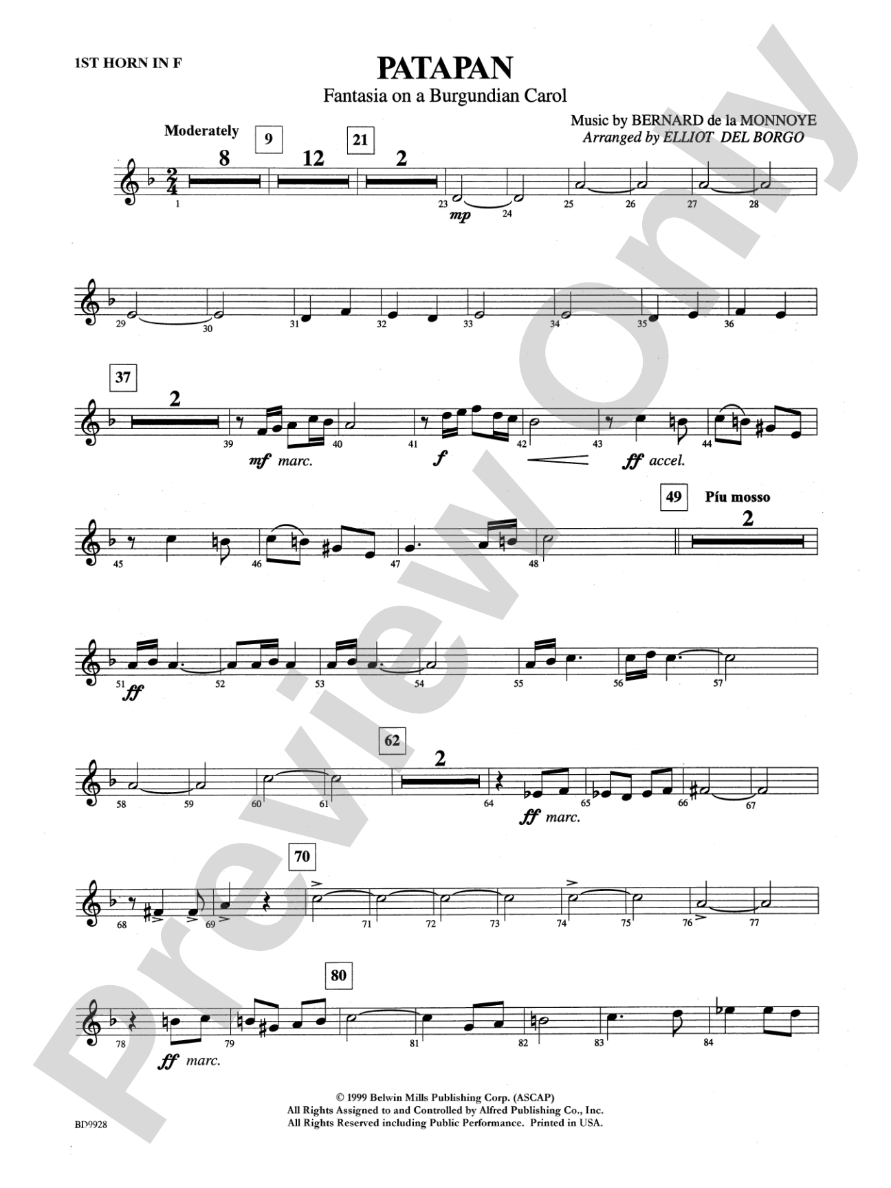 Patapan: 1st F Horn