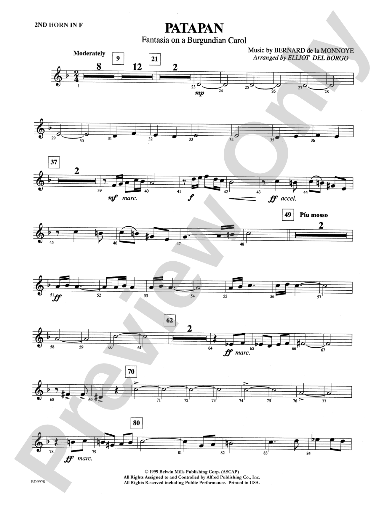 Patapan: 2nd F Horn