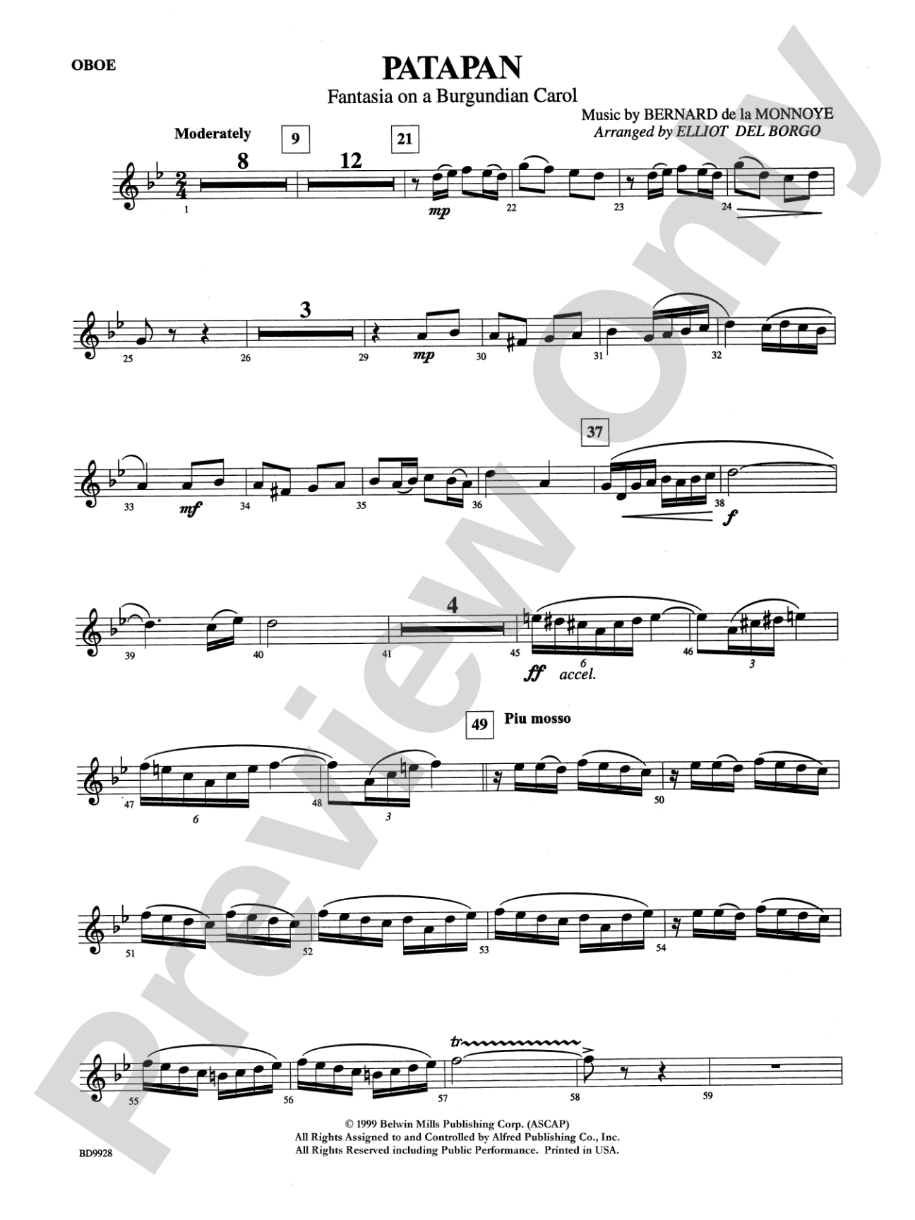 Patapan: Oboe