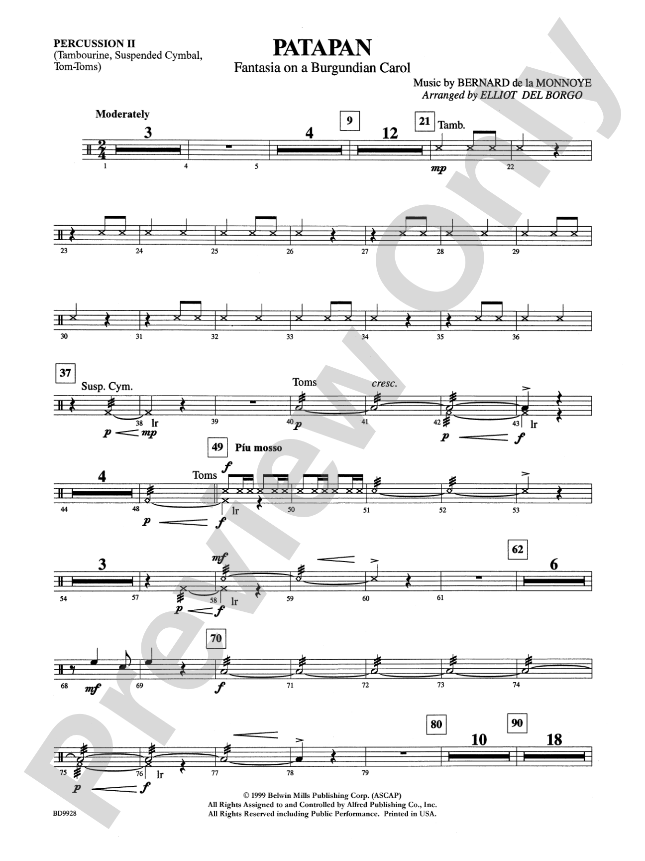 Patapan: 2nd Percussion