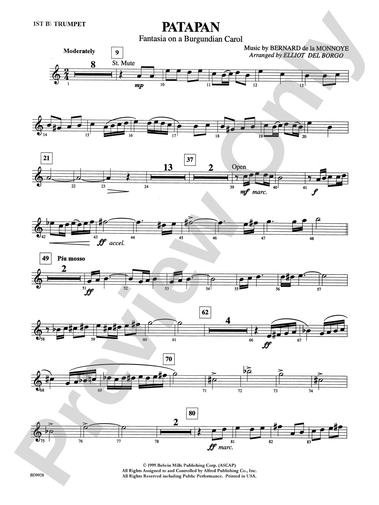 Patapan: 1st B-flat Trumpet