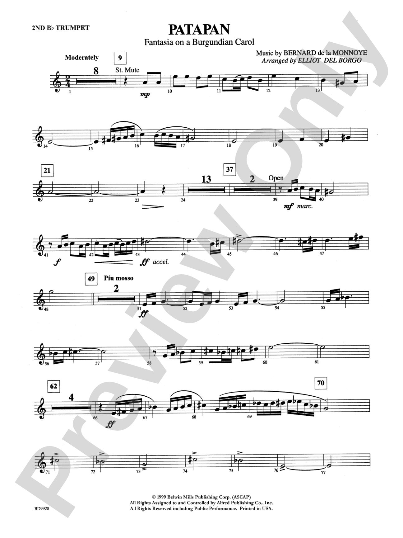 Patapan: 2nd B-flat Trumpet