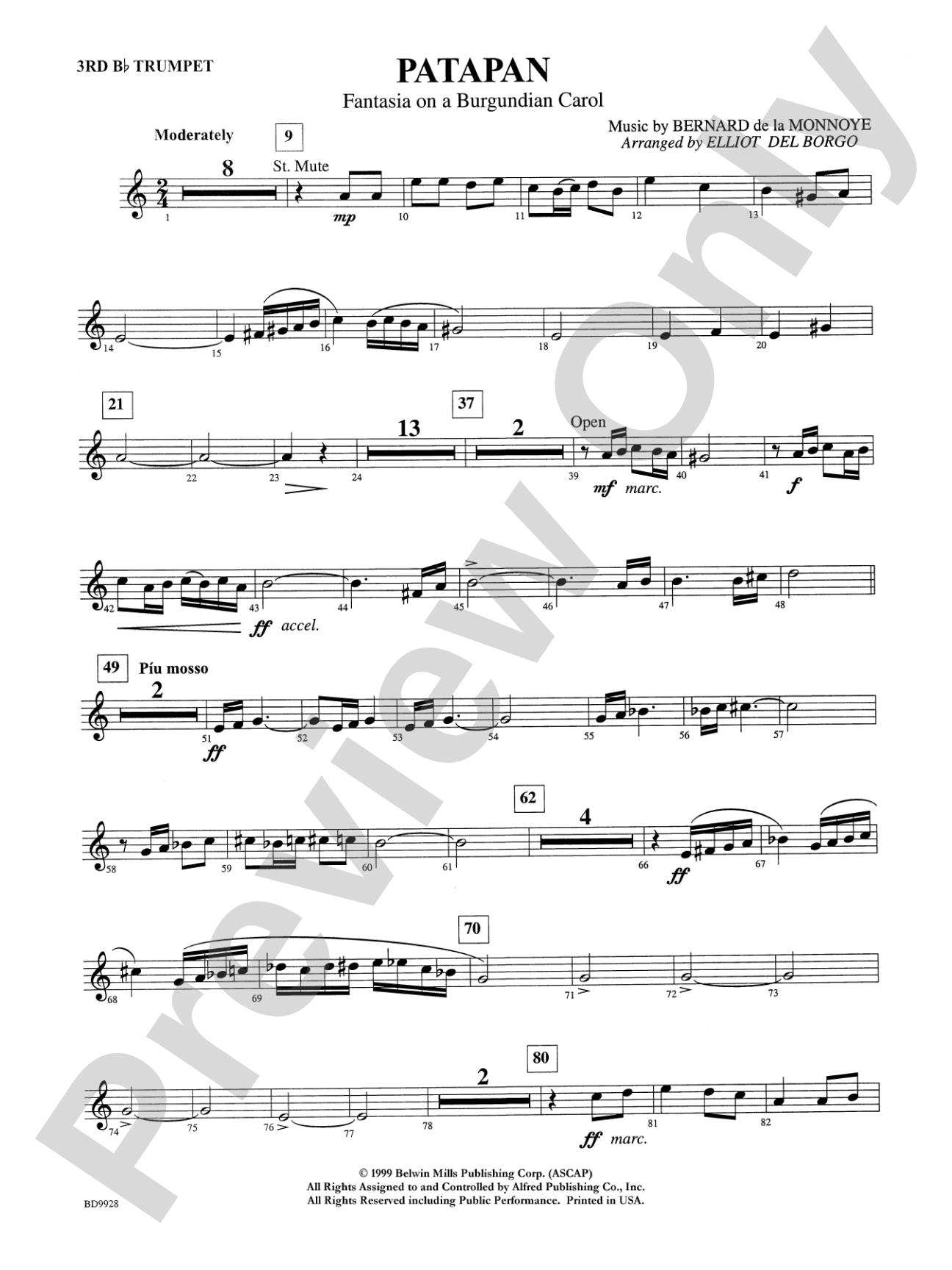 Patapan: 3rd B-flat Trumpet