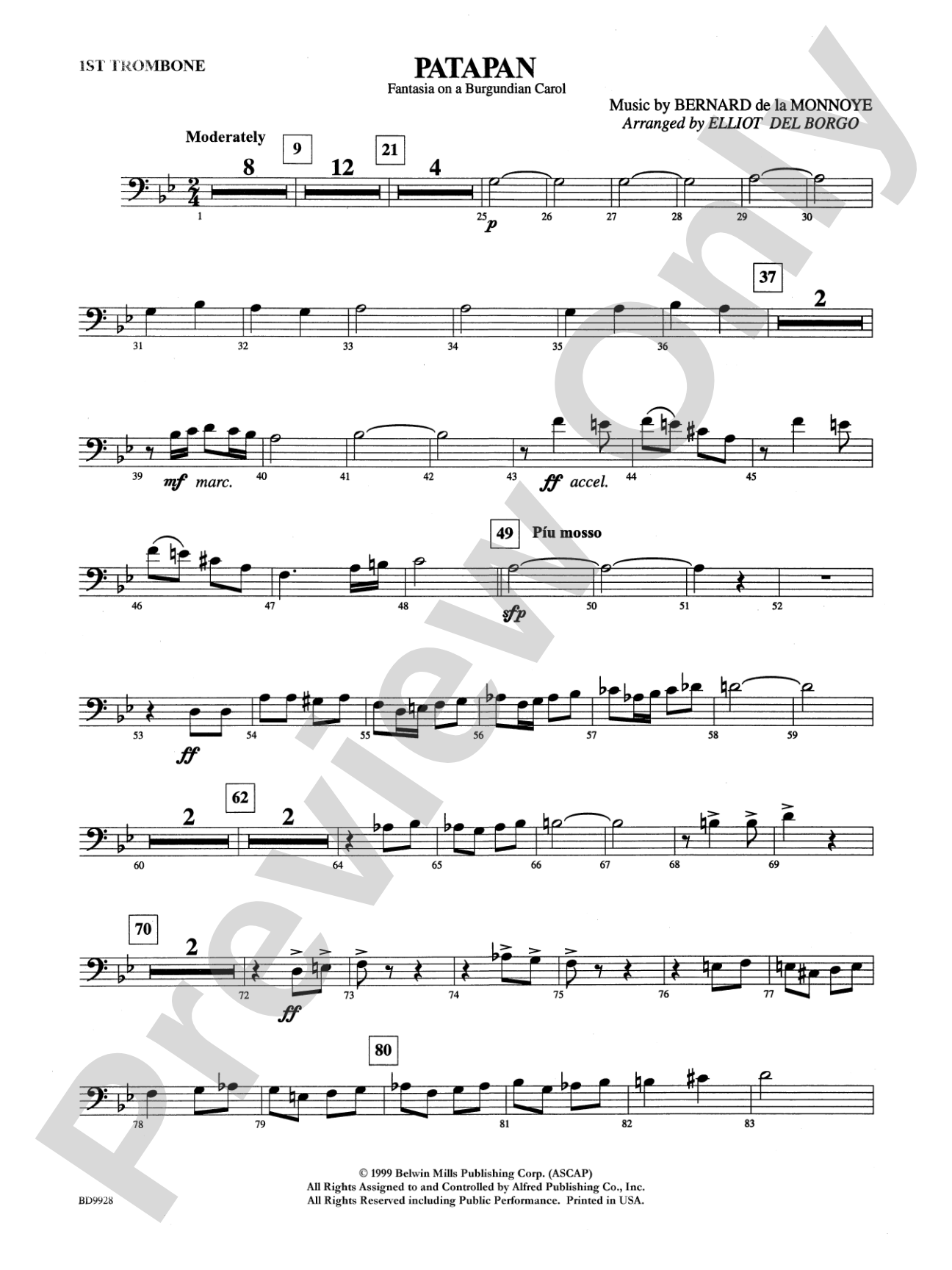 Patapan: 1st Trombone