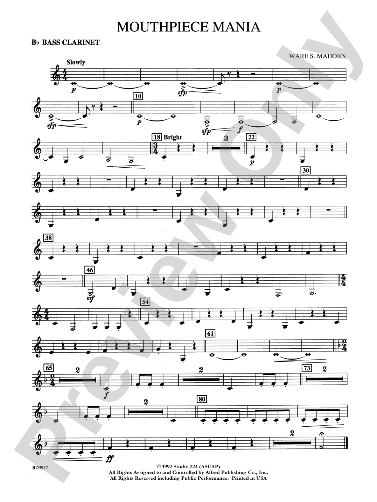 Mouthpiece Mania: B-flat Bass Clarinet