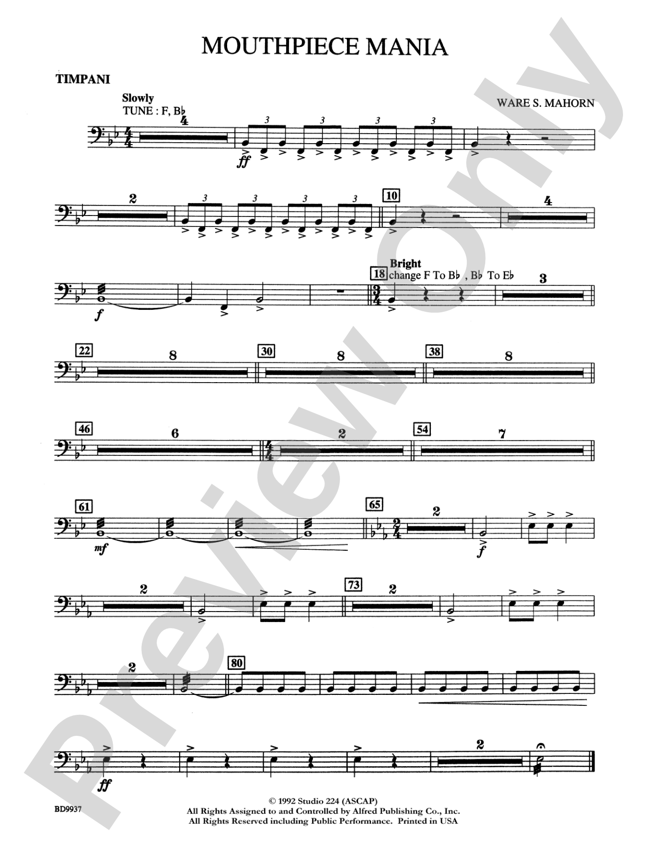 Mouthpiece Mania: Timpani