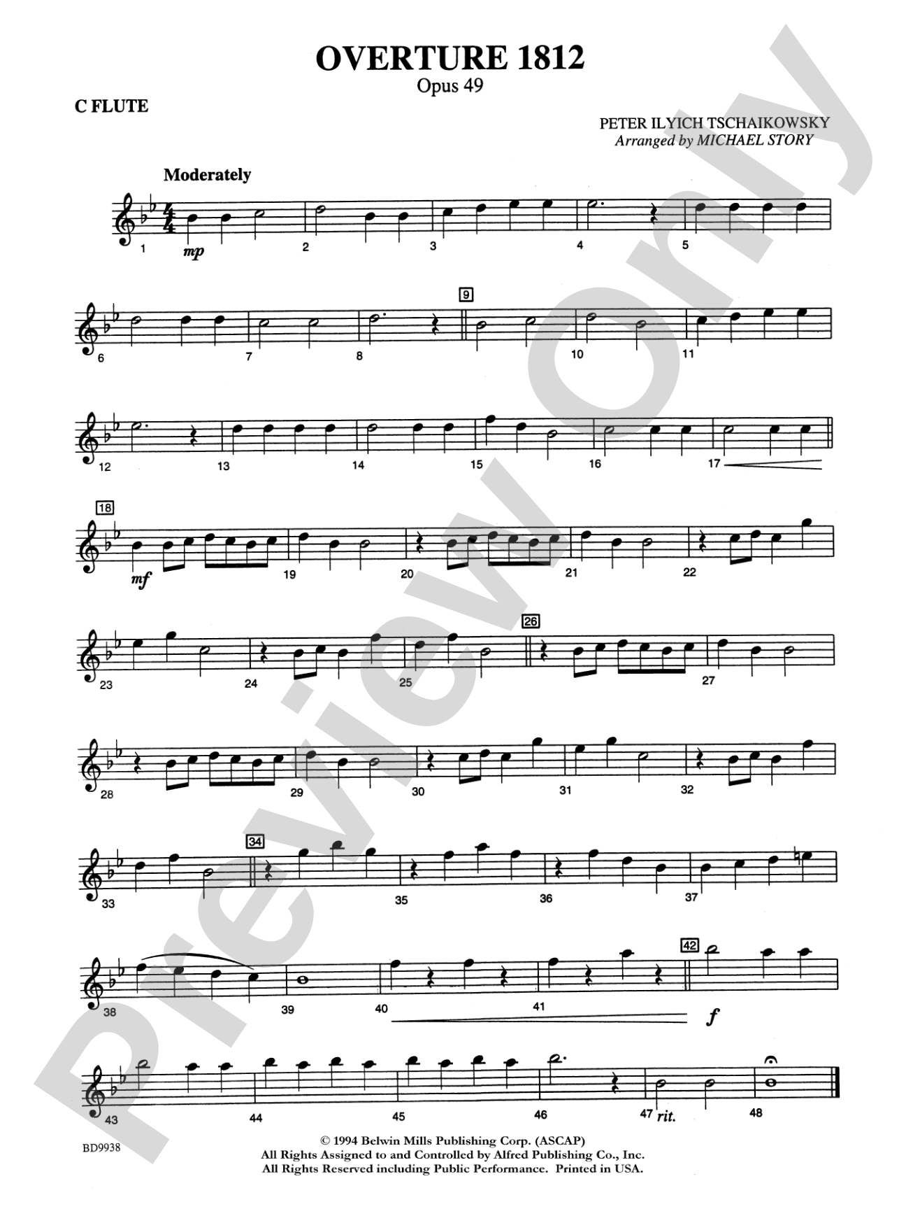 Overture 1812: Flute