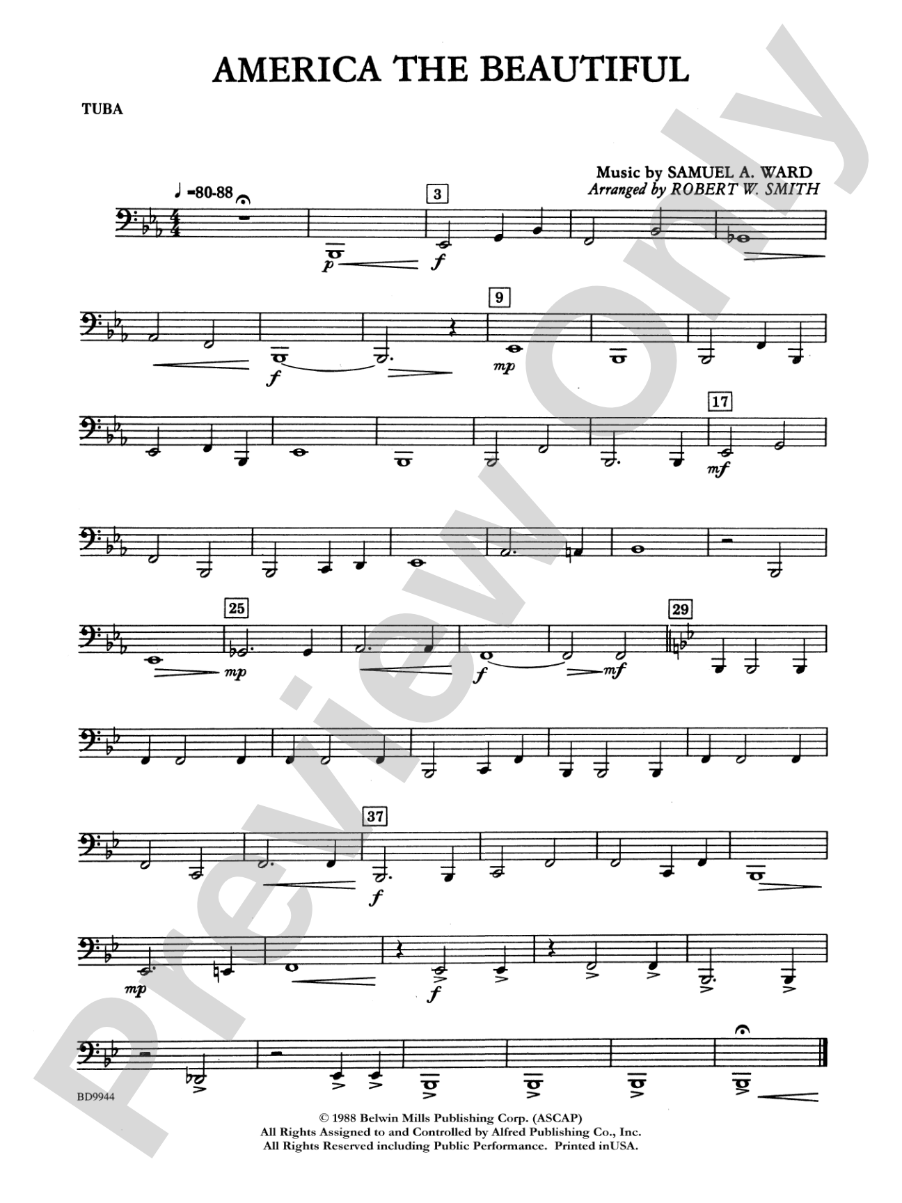 America the Beautiful: Tuba
