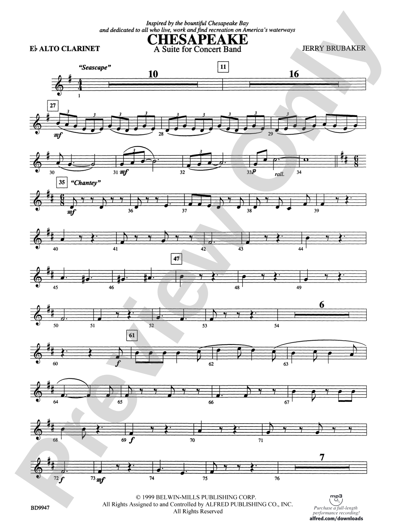 Chesapeake: E-flat Alto Clarinet