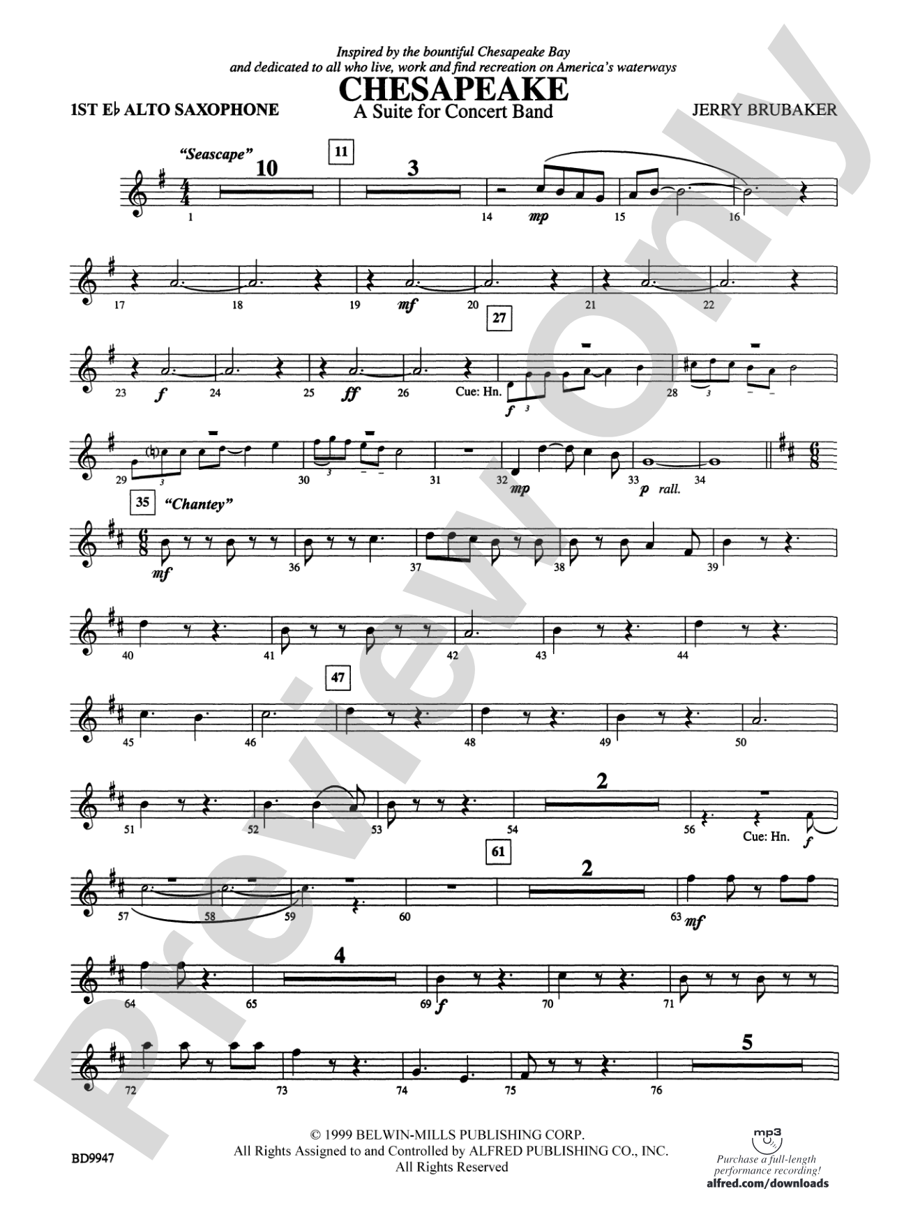 Chesapeake: E-flat Alto Saxophone