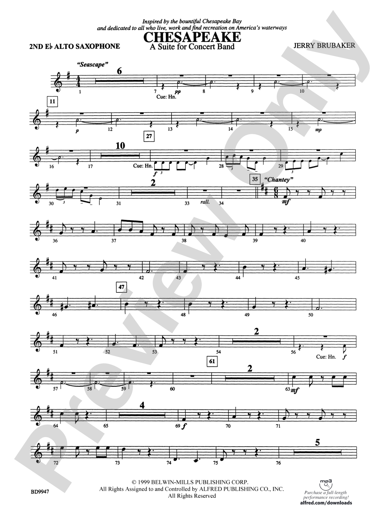 Chesapeake: 2nd E-flat Alto Saxophone