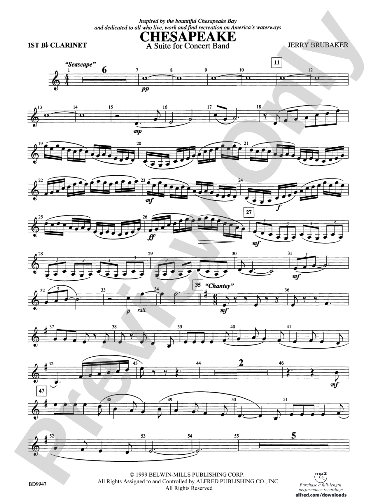 Chesapeake: 1st B-flat Clarinet