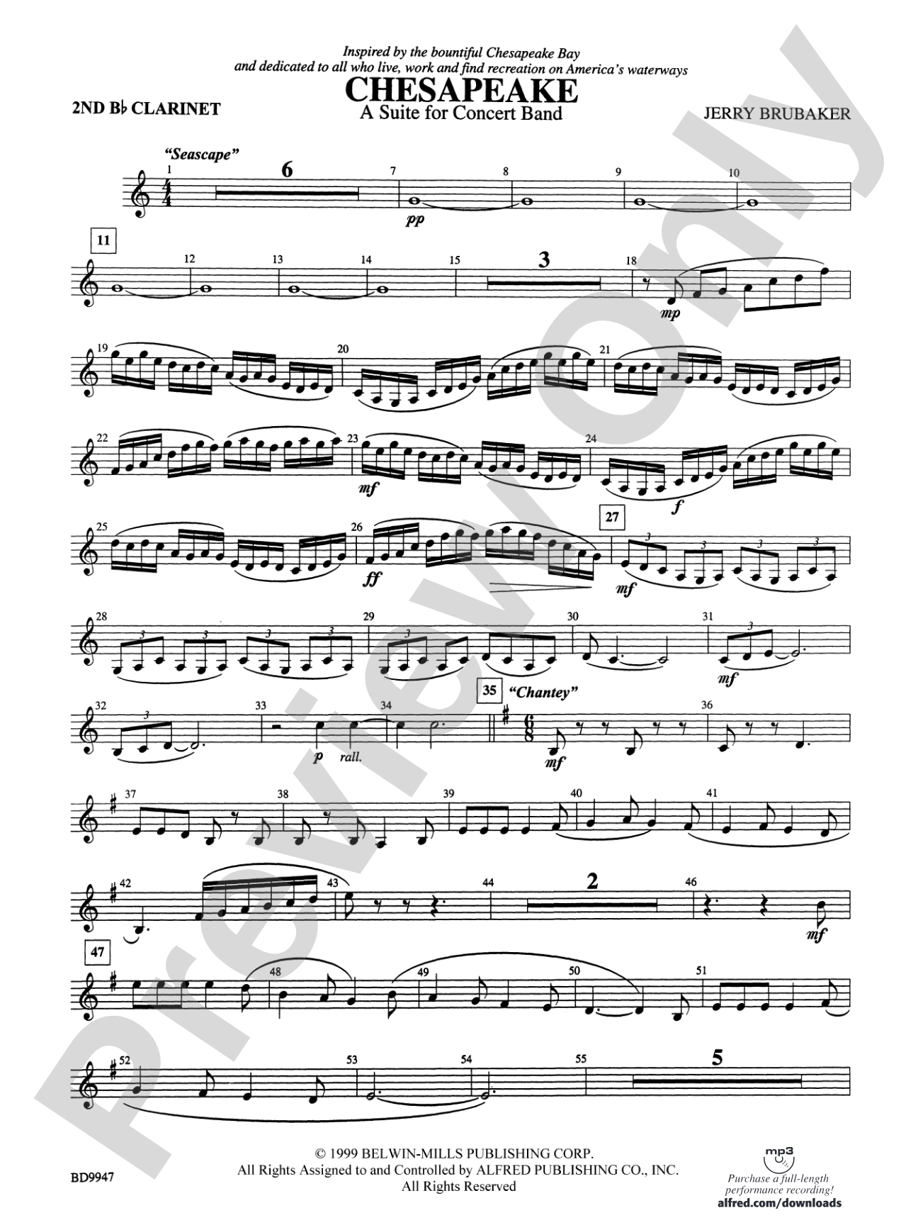 Chesapeake: 2nd B-flat Clarinet