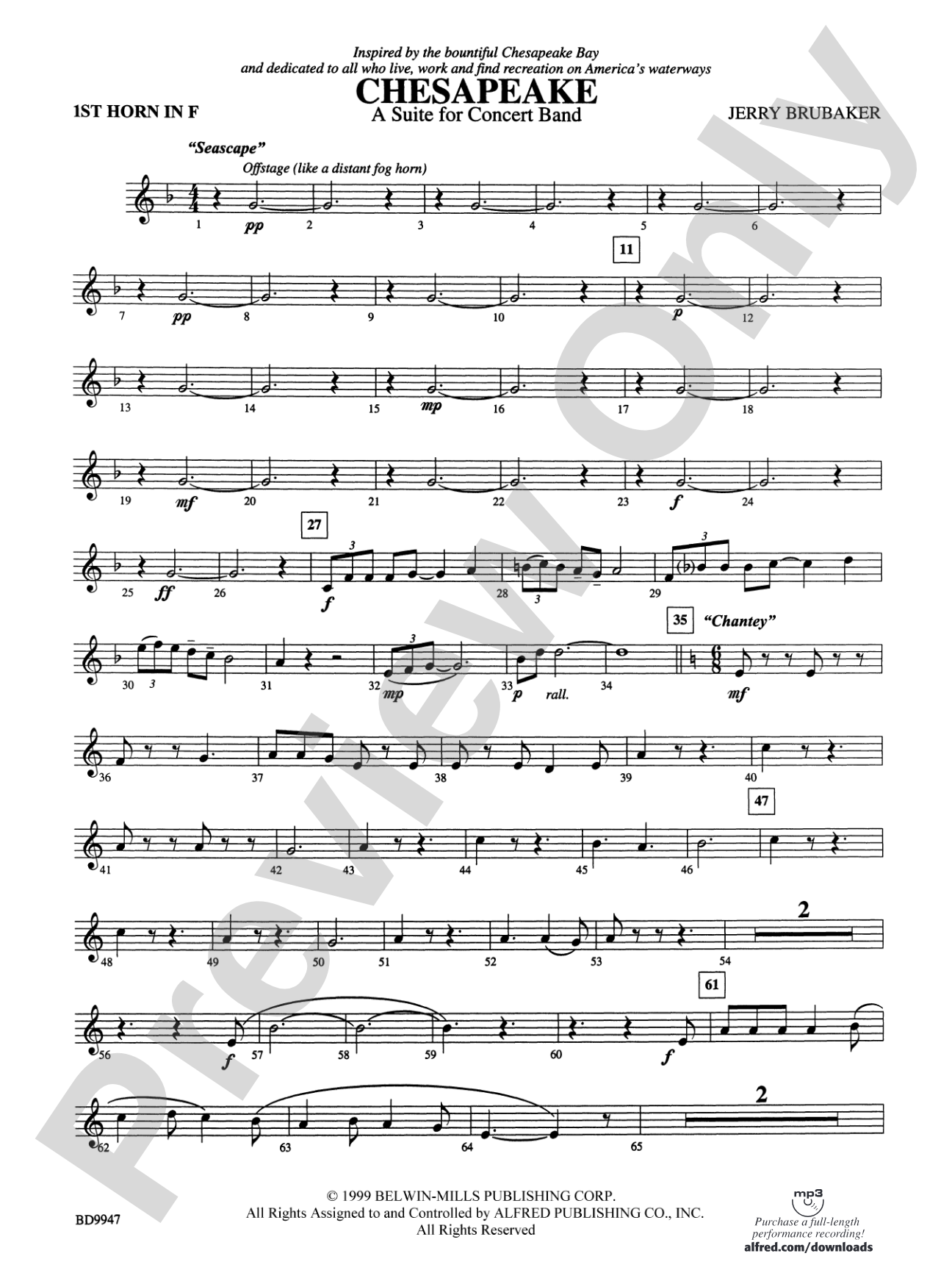 Chesapeake: 1st F Horn