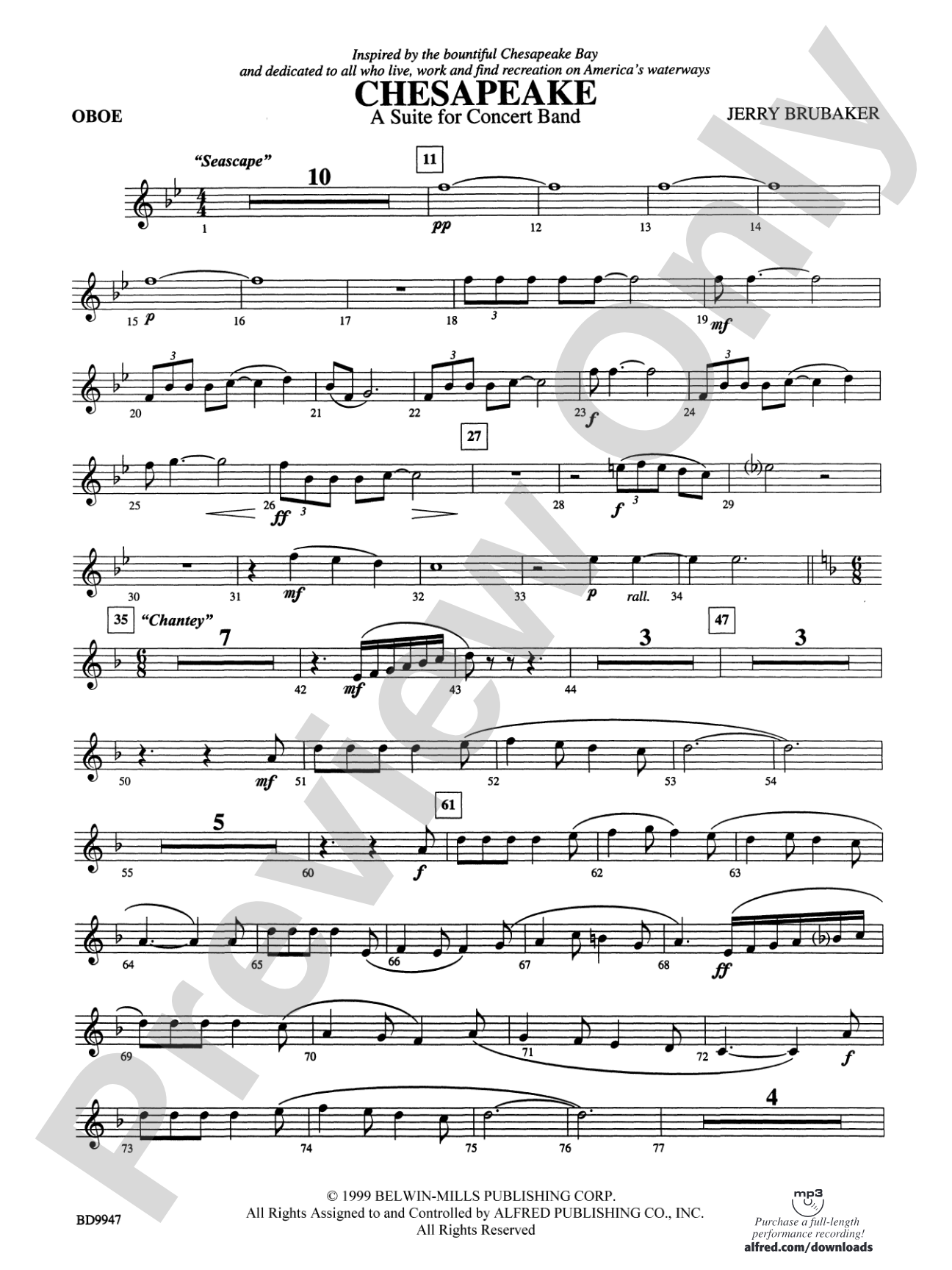 Chesapeake: Oboe