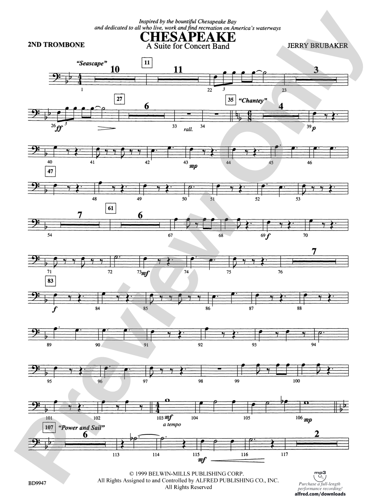 Chesapeake: 2nd Trombone