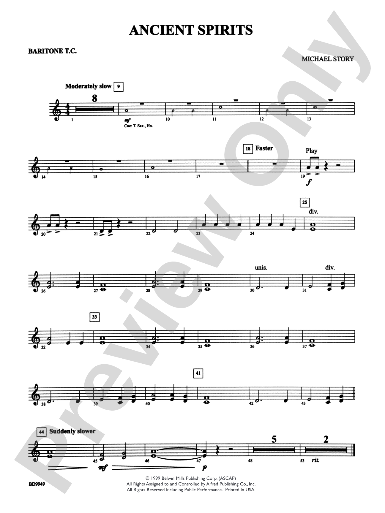 Ancient Spirits: Baritone T.C.