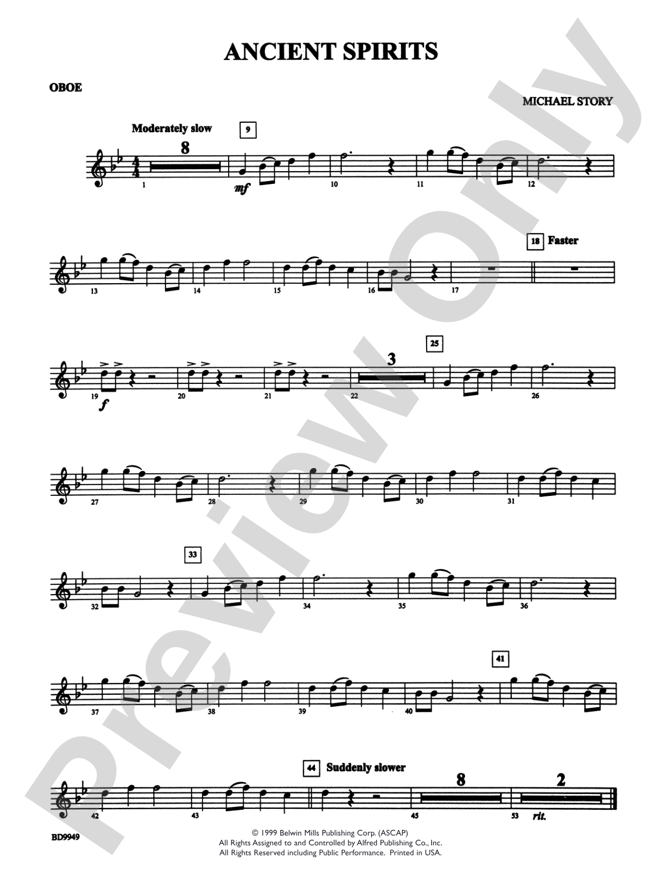 Ancient Spirits: Oboe