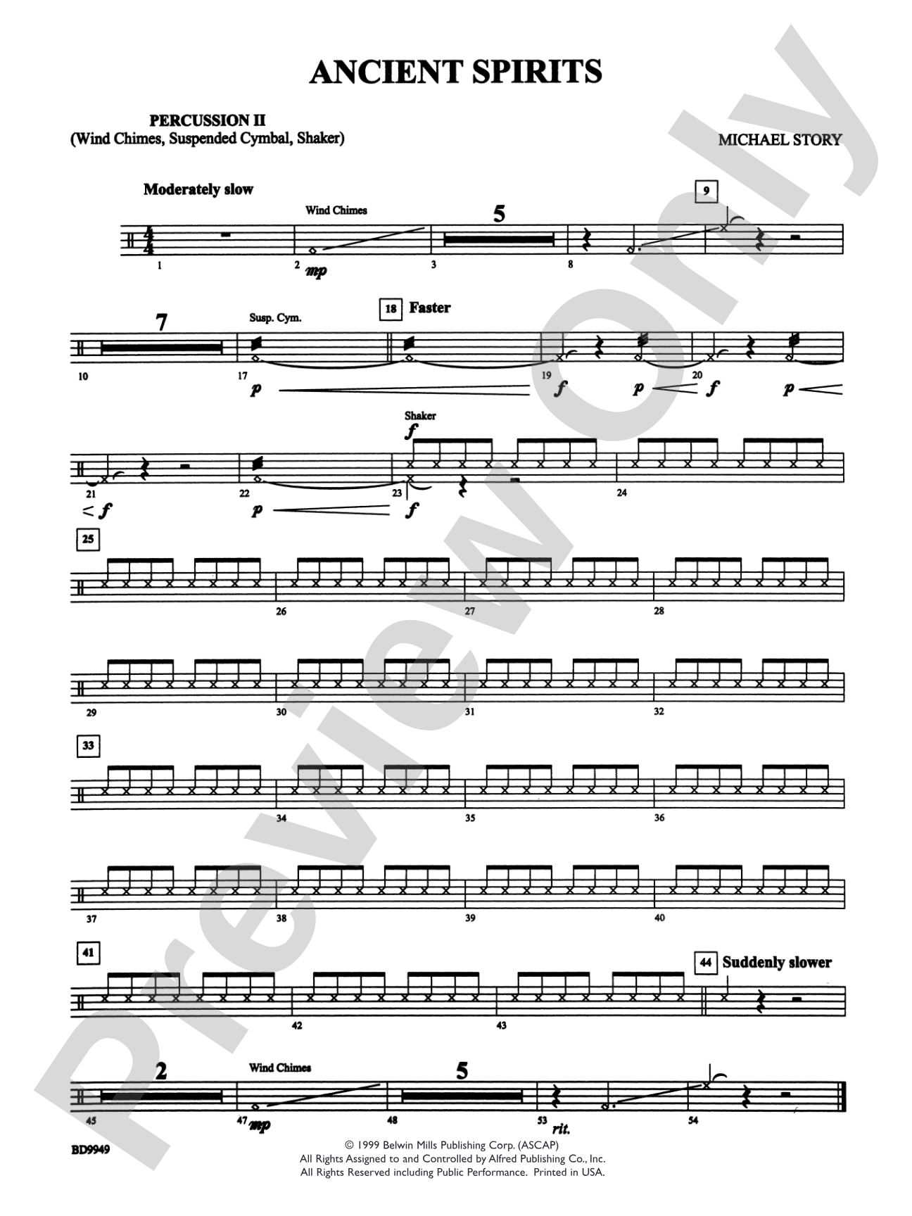 Ancient Spirits: 2nd Percussion