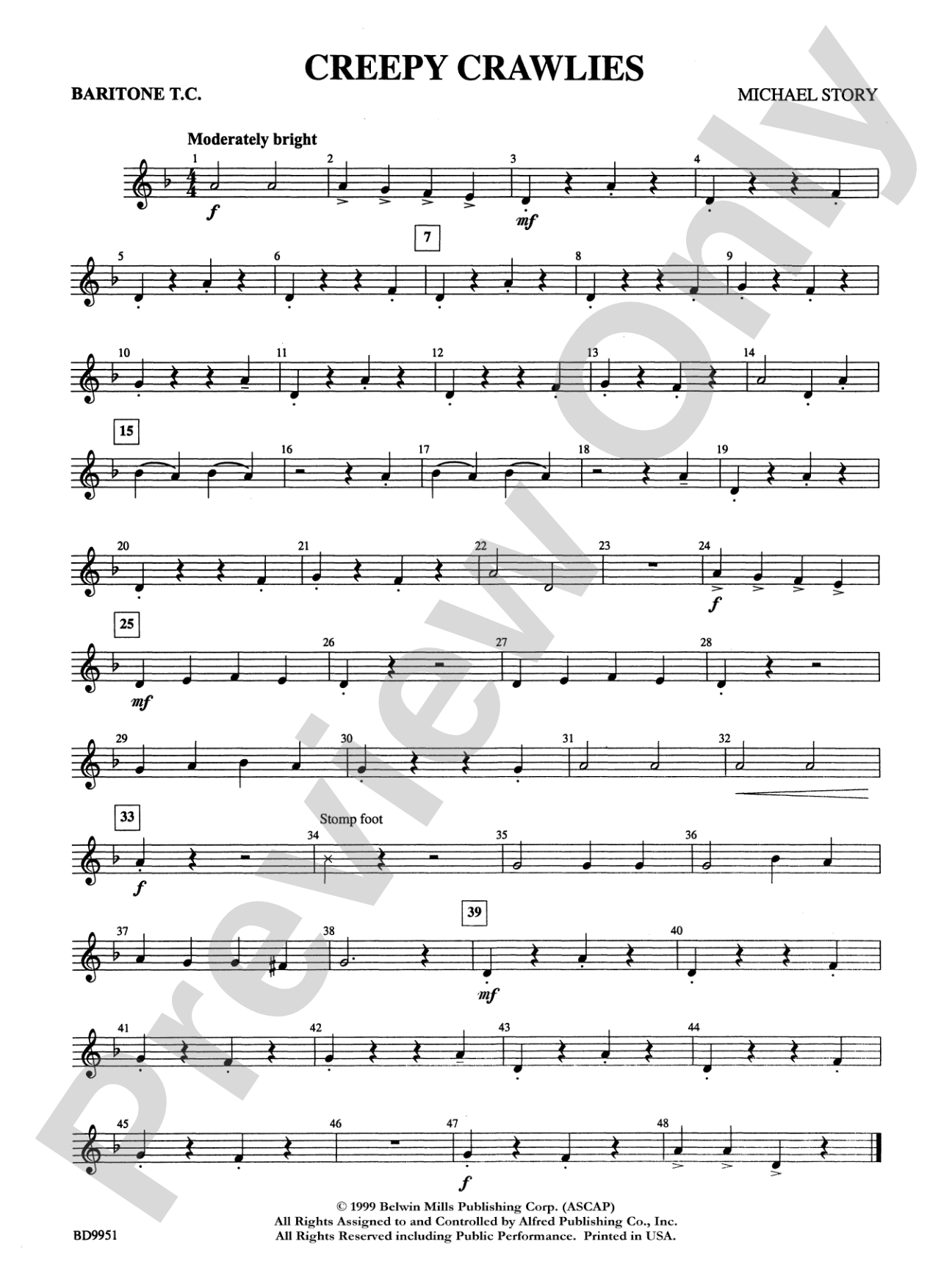 Creepy Crawlies: Baritone T.C.