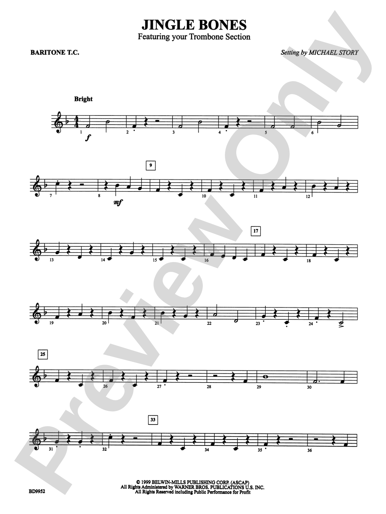 Jingle Bones: Baritone T.C.