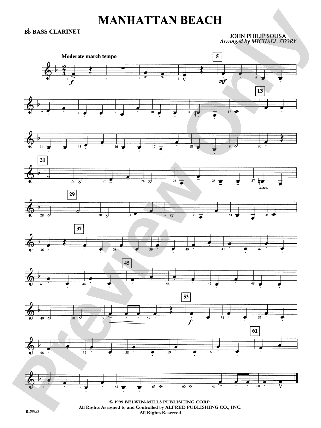 Manhattan Beach: B-flat Bass Clarinet