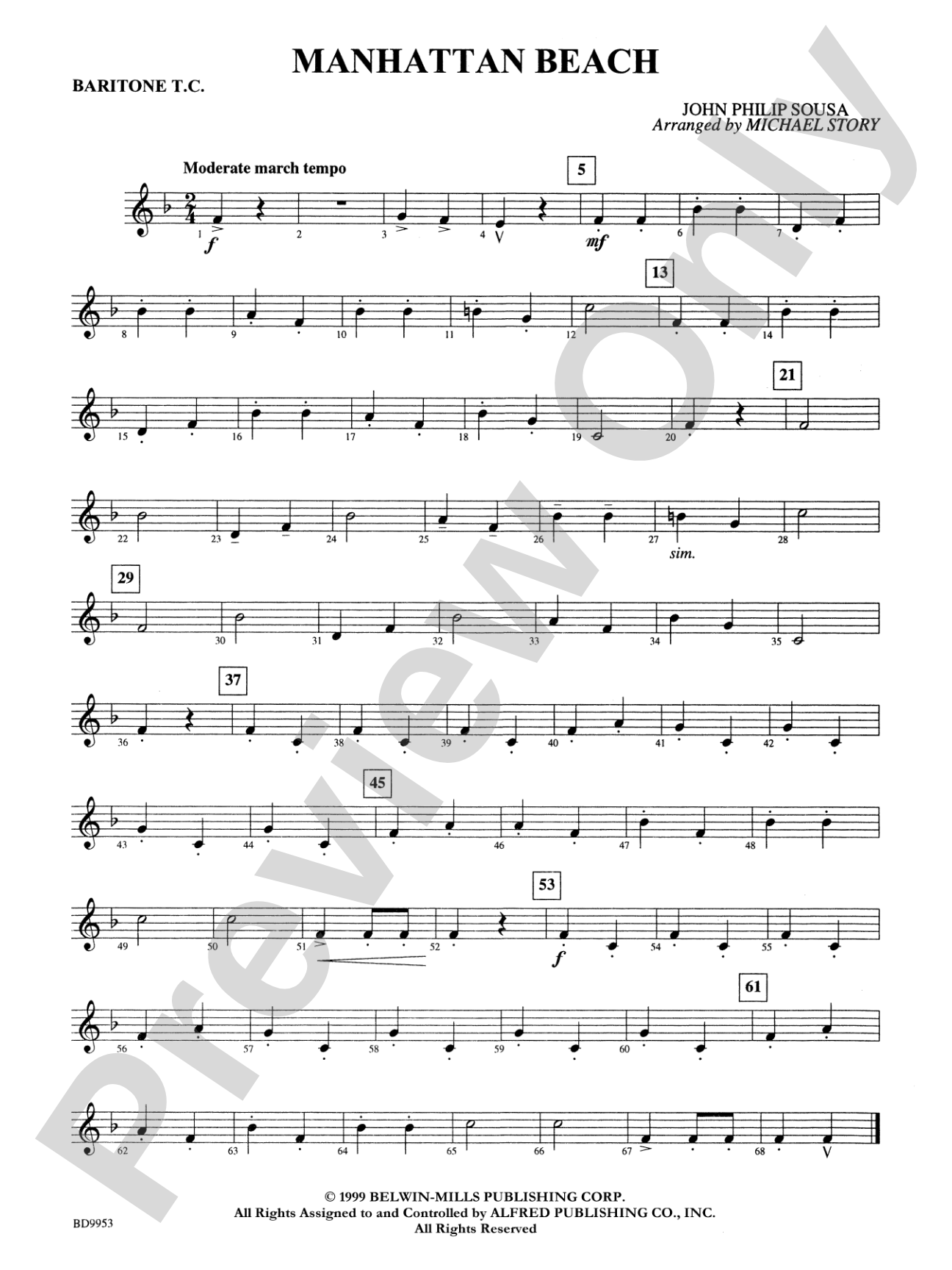 Manhattan Beach: Baritone T.C.