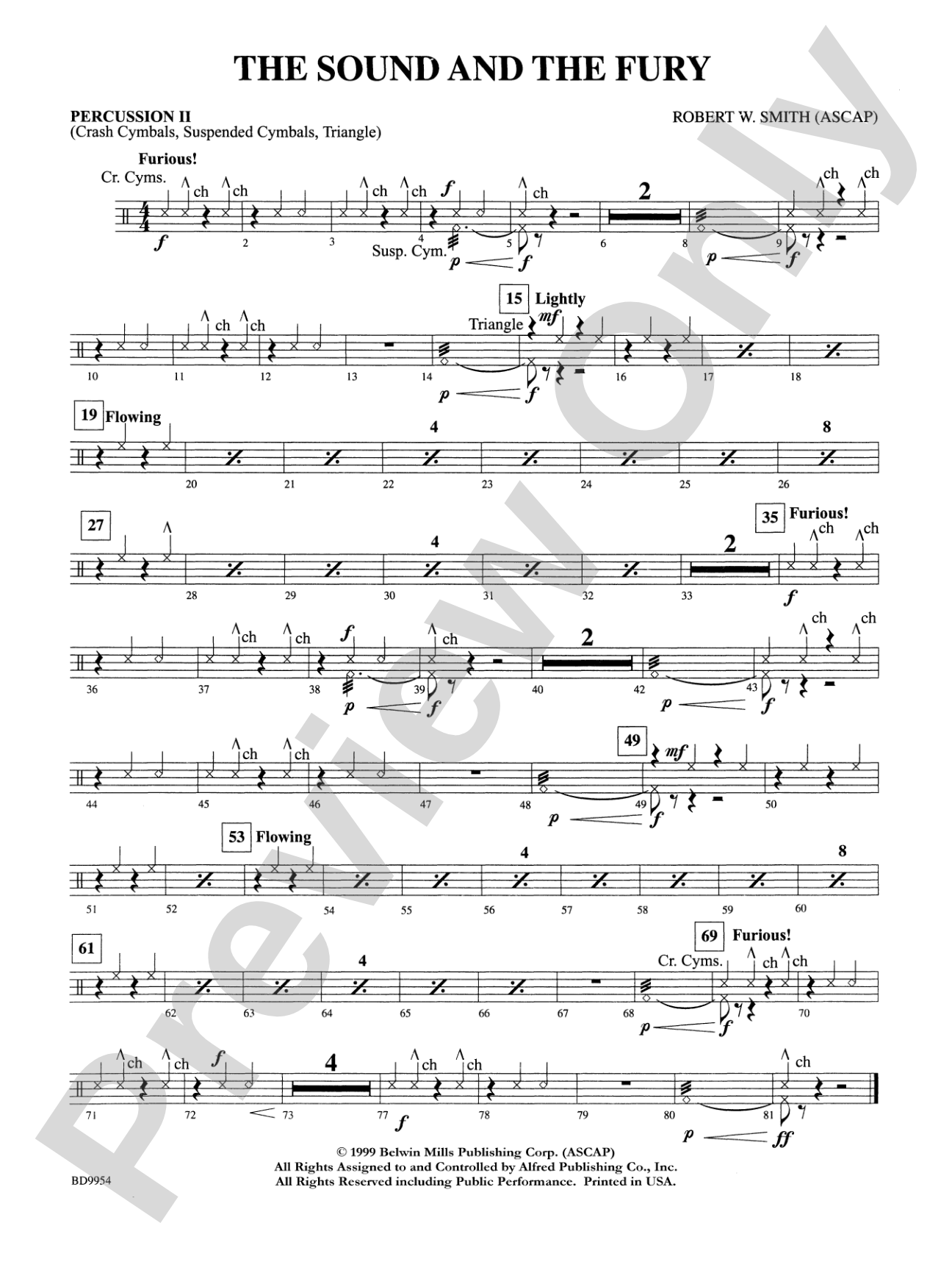 The Sound and the Fury: 2nd Percussion