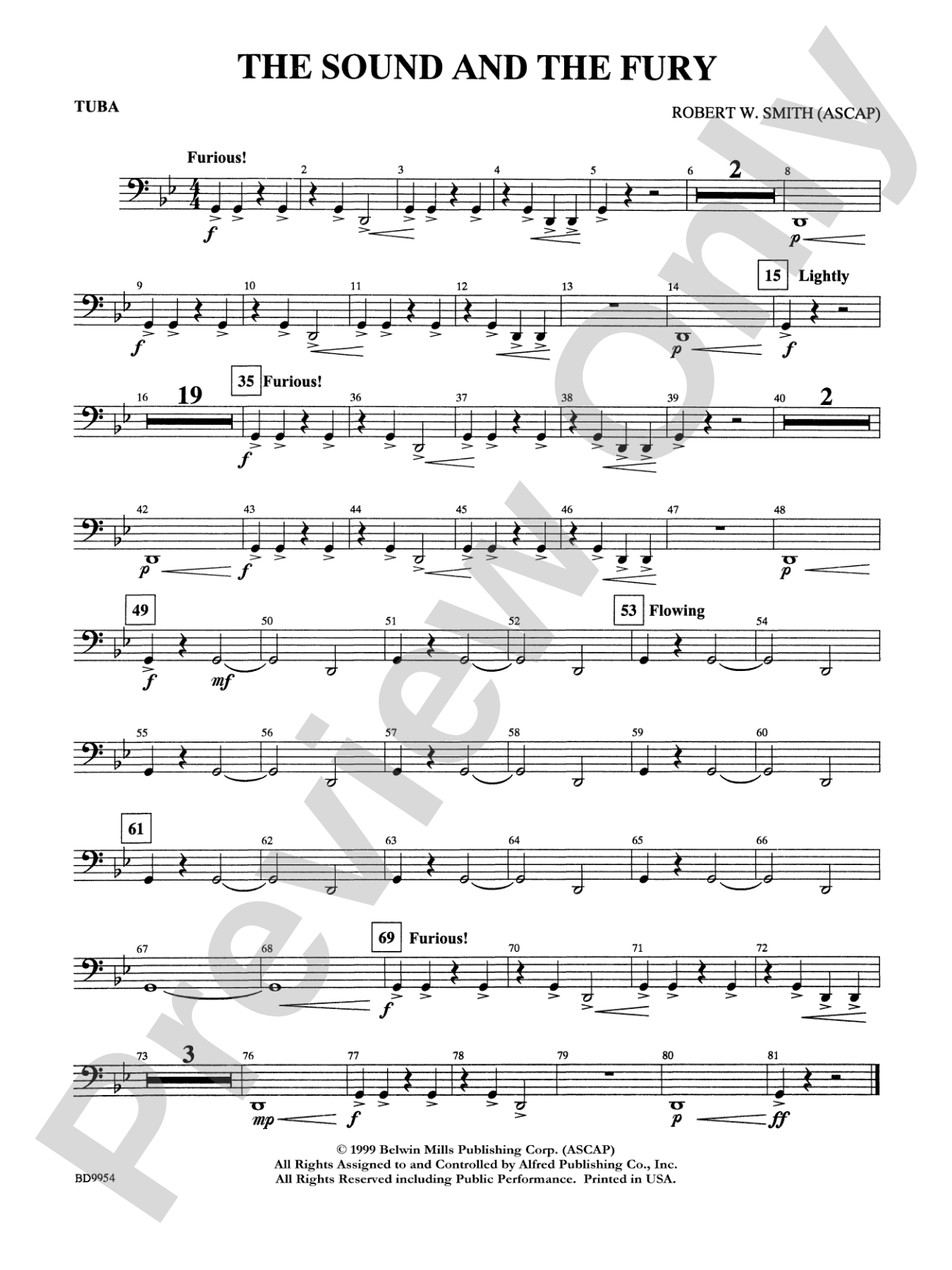 The Sound and the Fury: Tuba