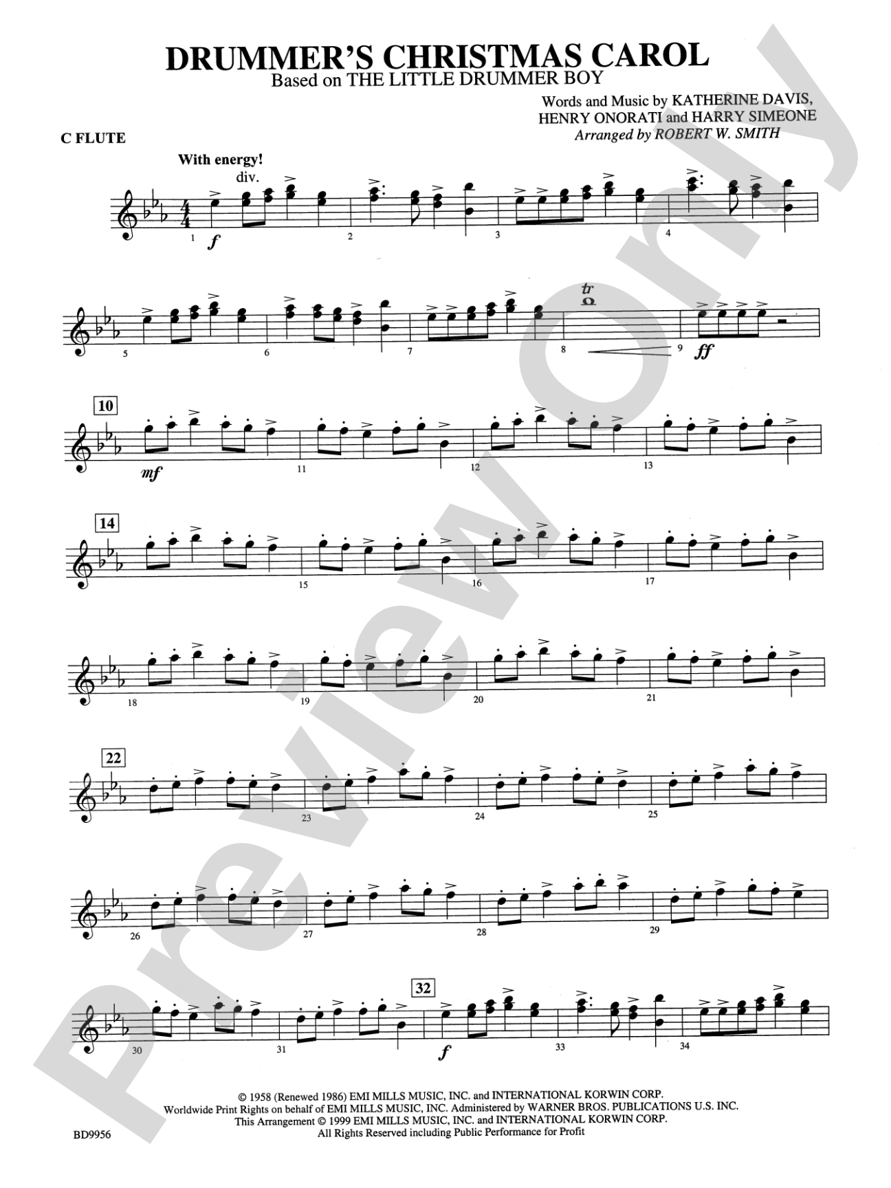 Drummer's Christmas Carol: Flute
