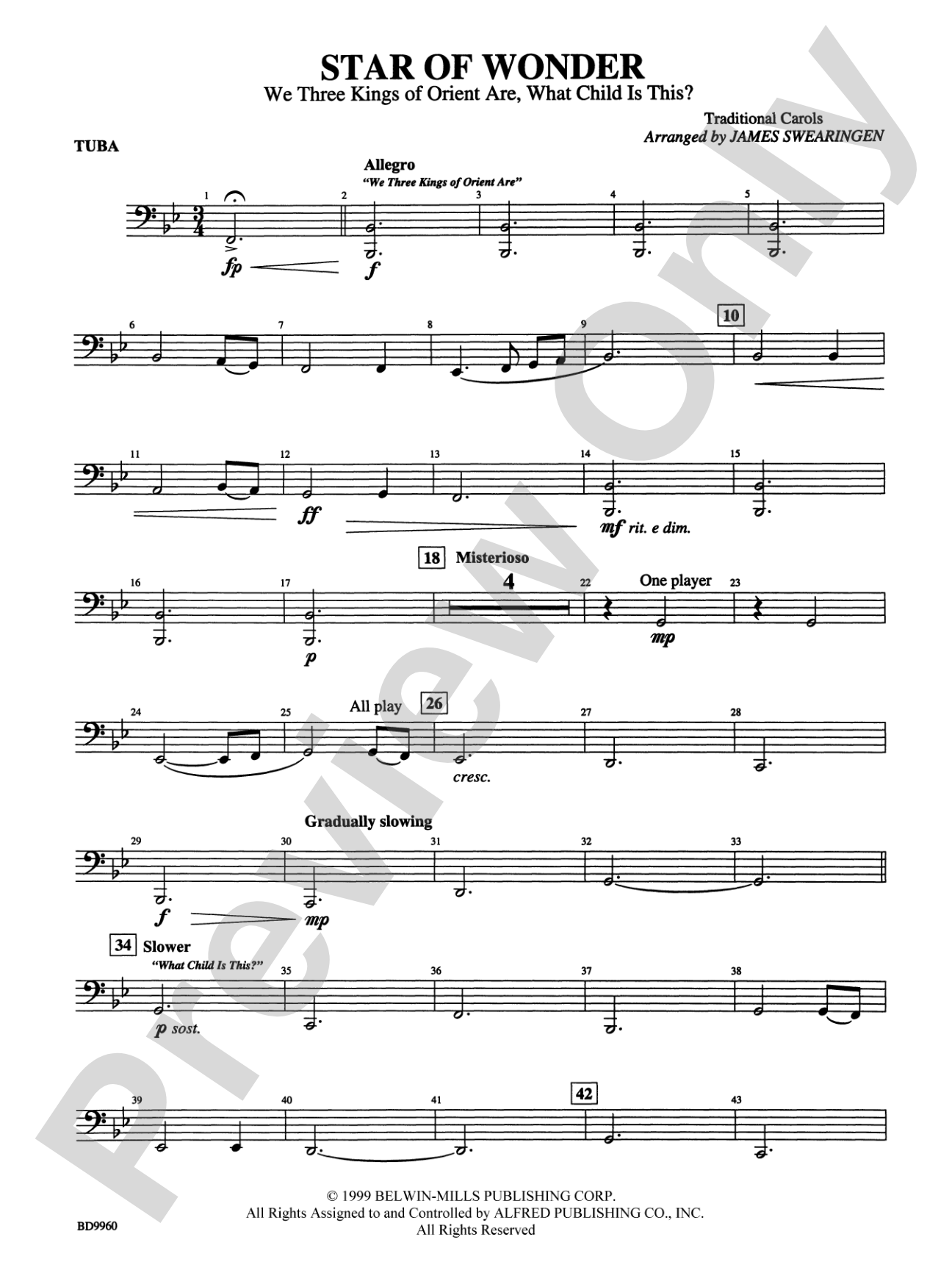 Star of Wonder: Tuba
