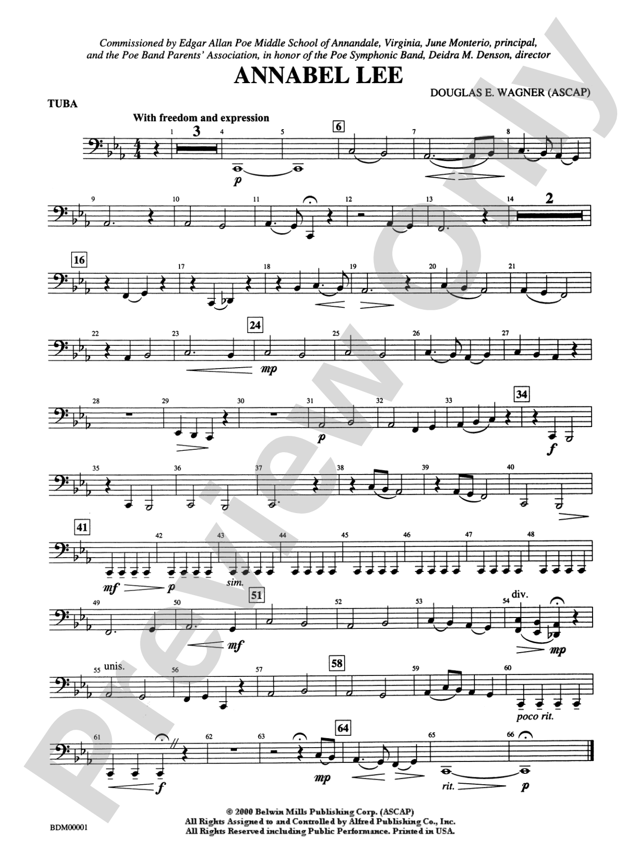 Annabel Lee: Tuba