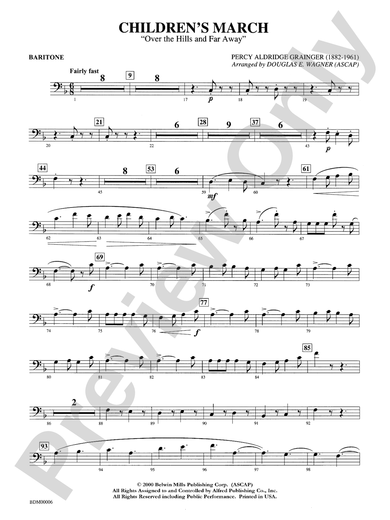 Children's March: Baritone B.C.