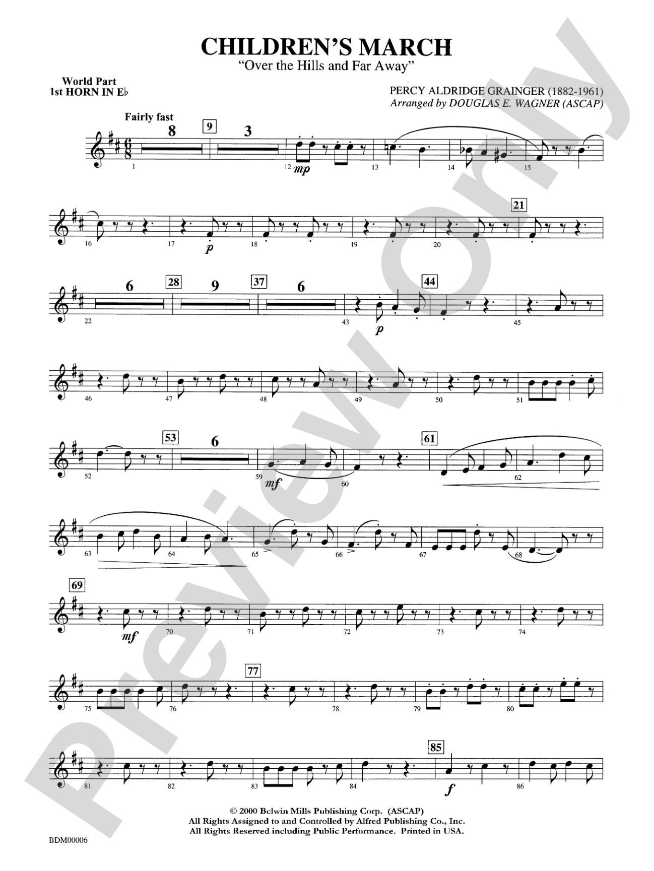 Children's March: WP 1st Horn in E-flat