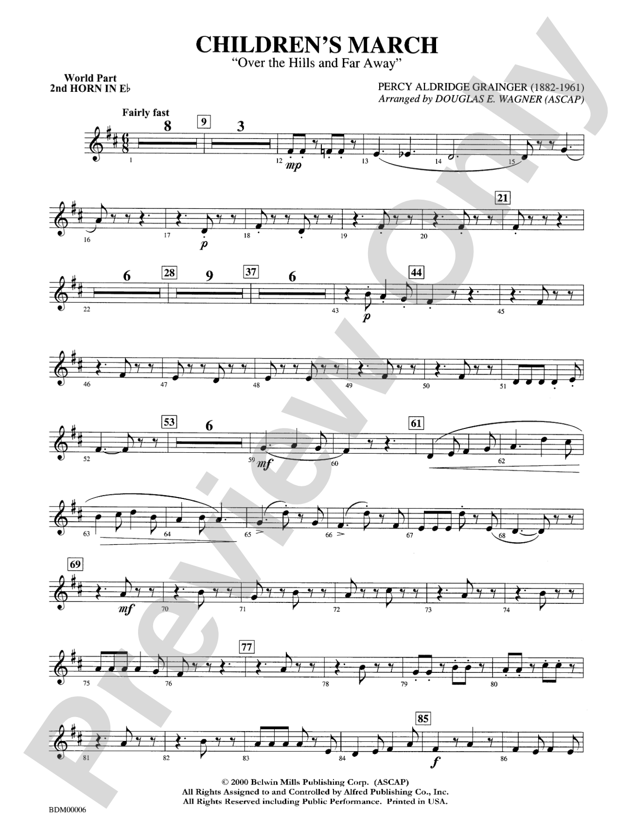 Children's March: WP 2nd Horn in E-flat