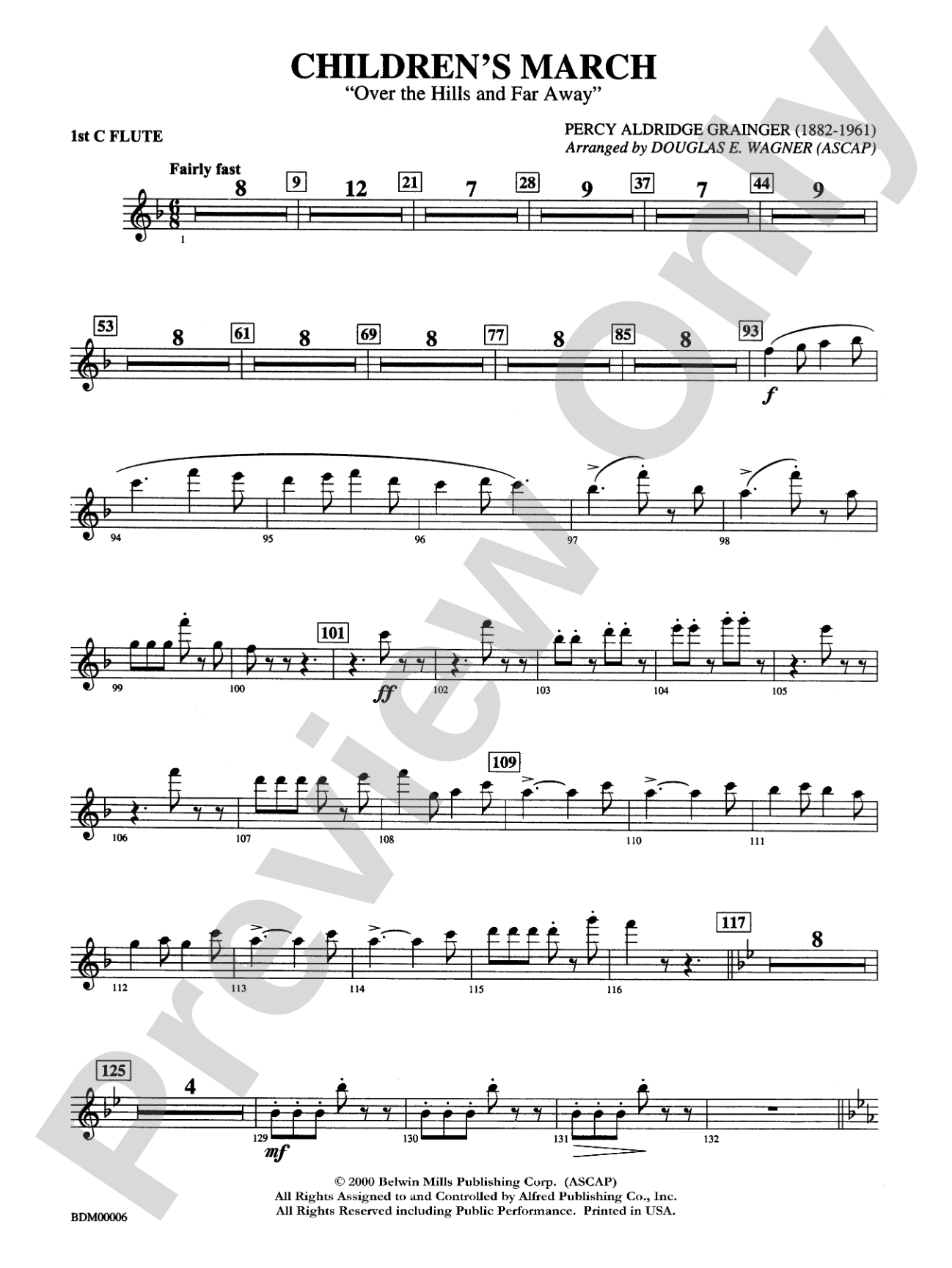 Children's March: Flute