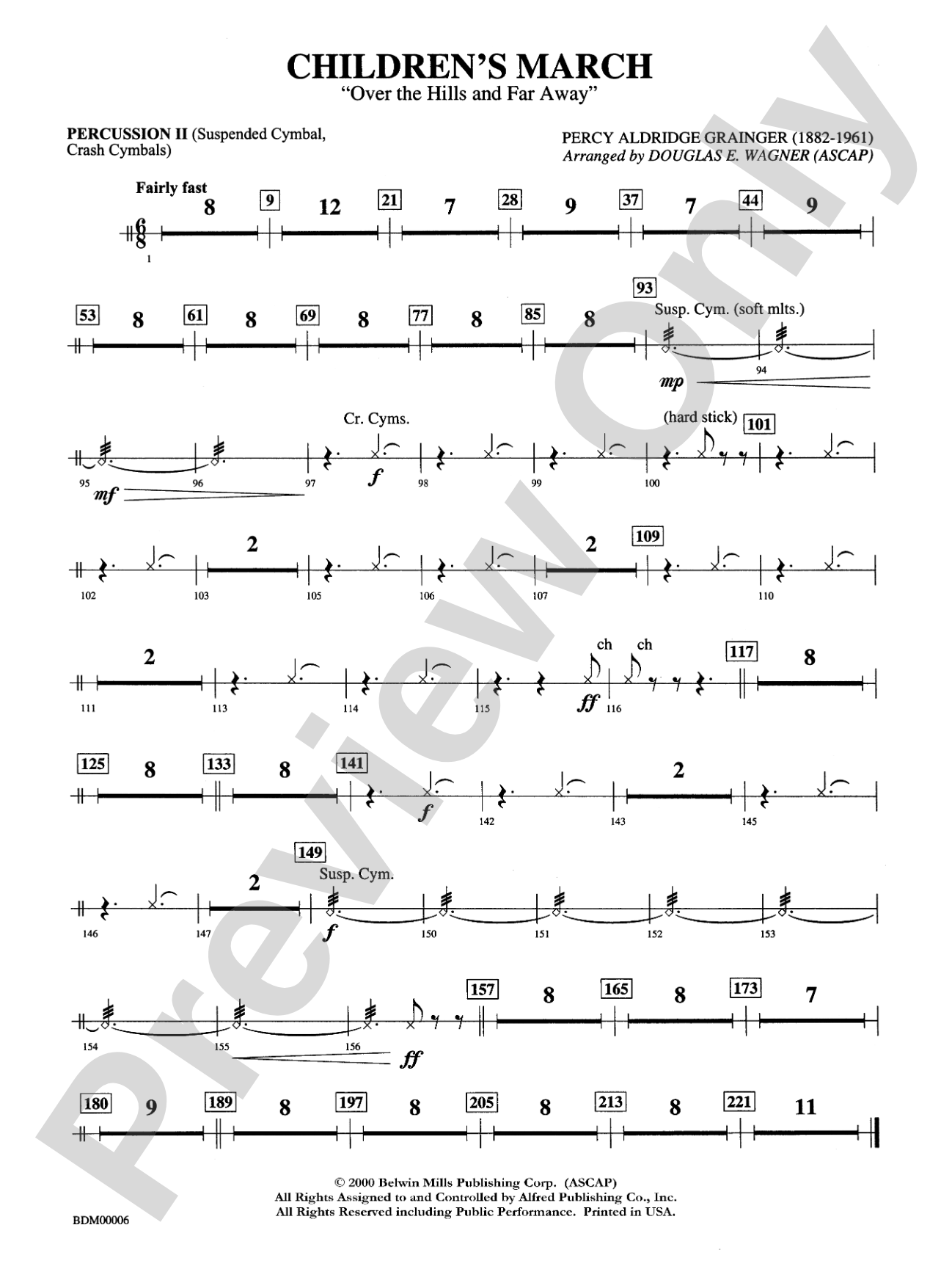 Children's March: 2nd Percussion