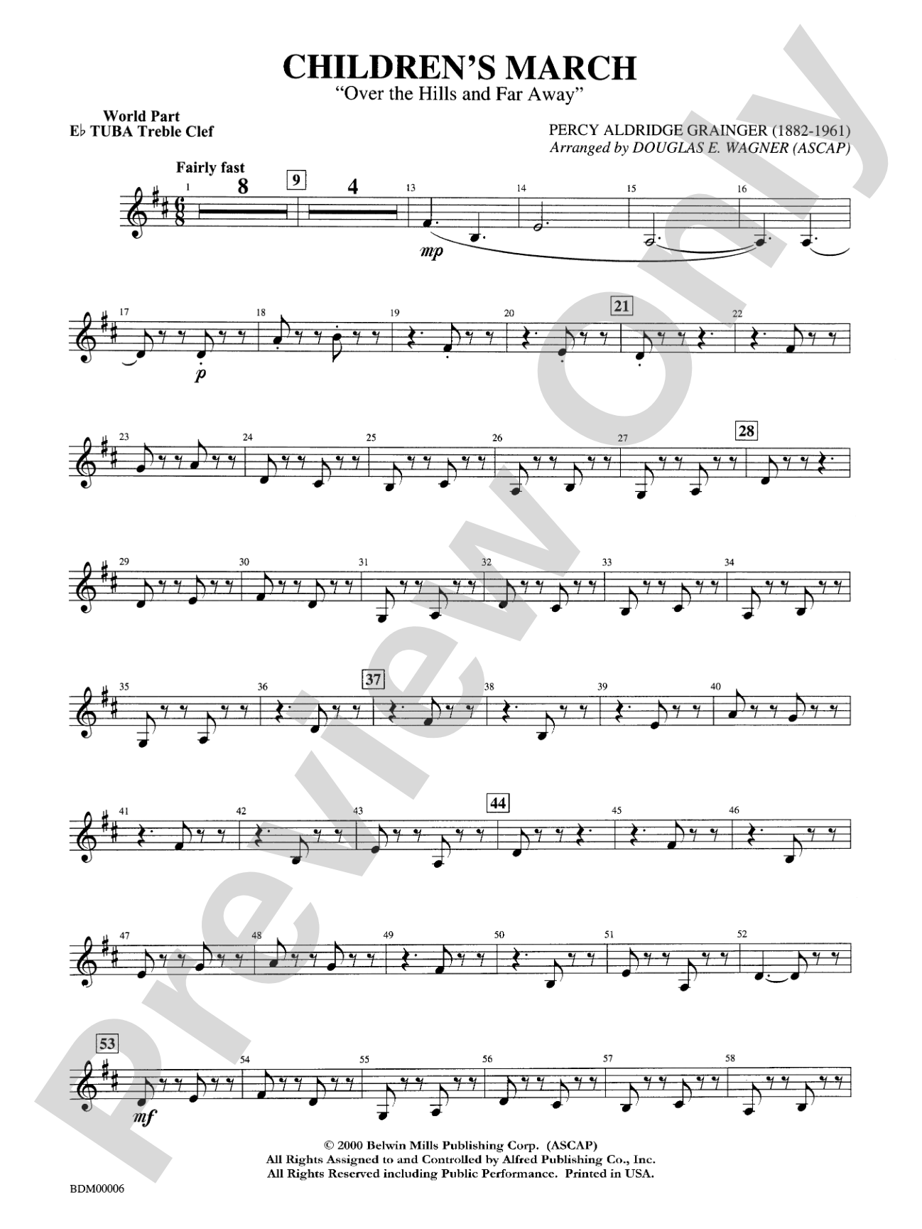 Children's March: WP E-flat Tuba T.C.