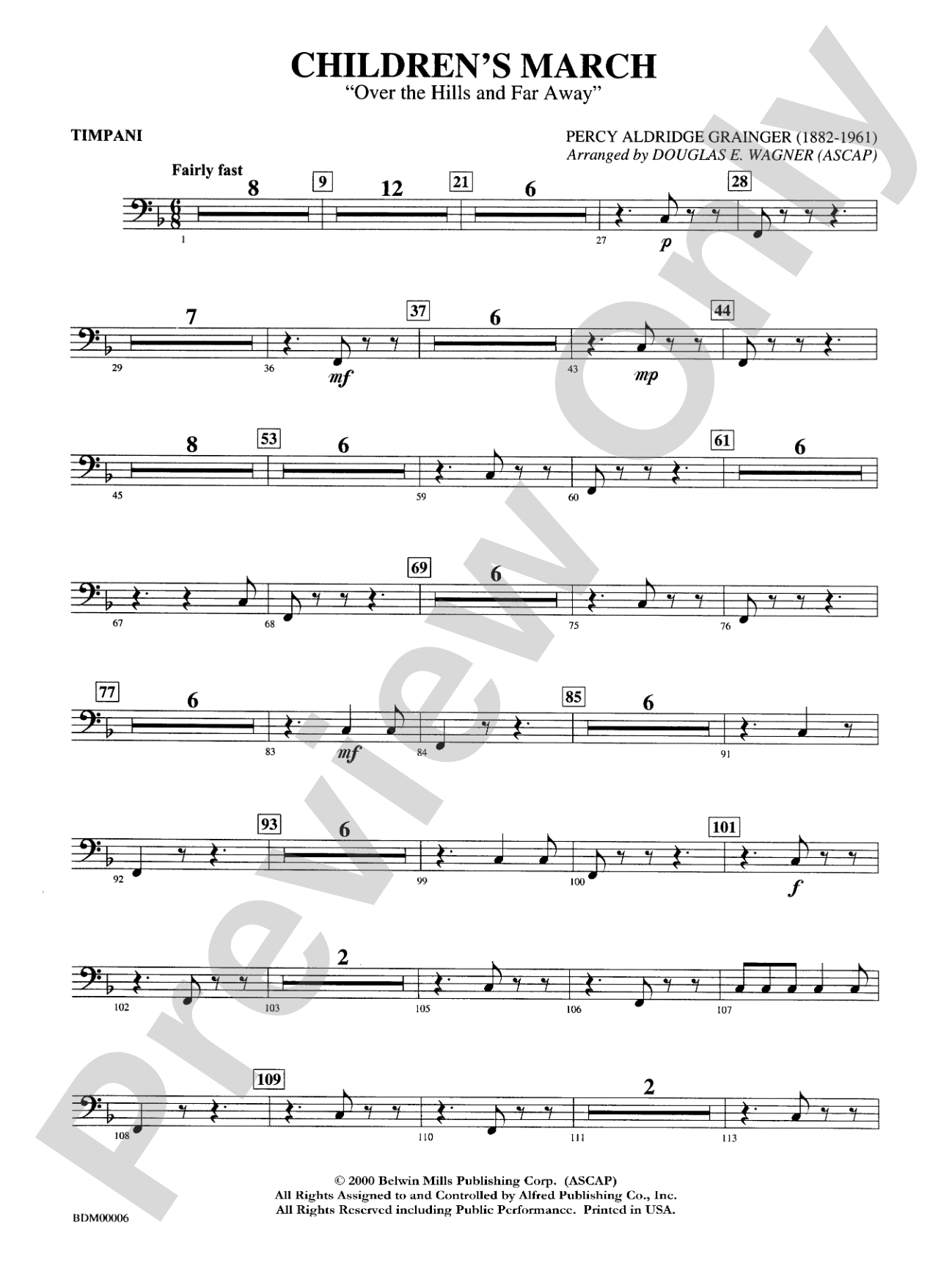 Children's March: Timpani