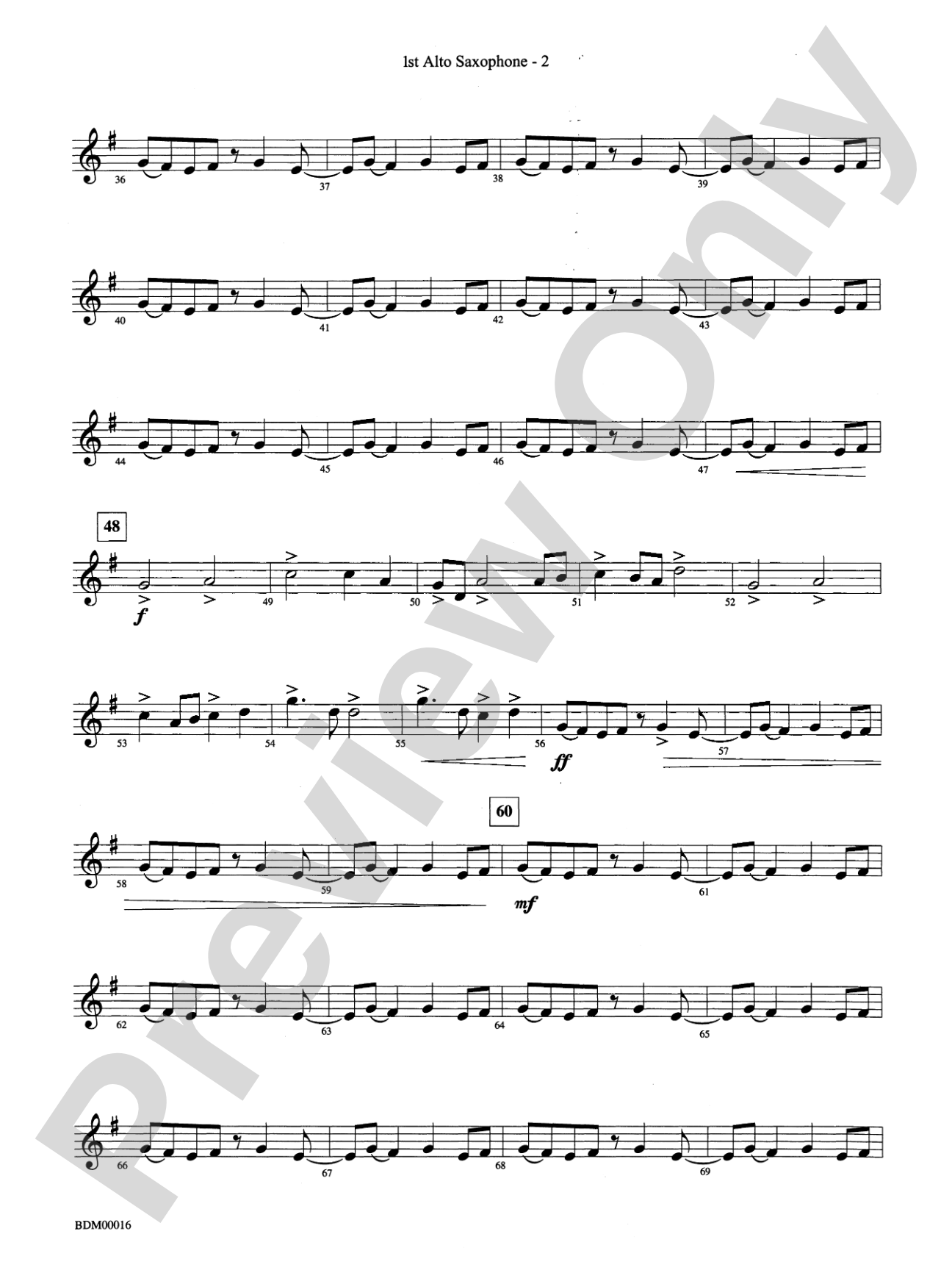 To Challenge the Sky and Heavens Above: E-flat Alto Saxophone