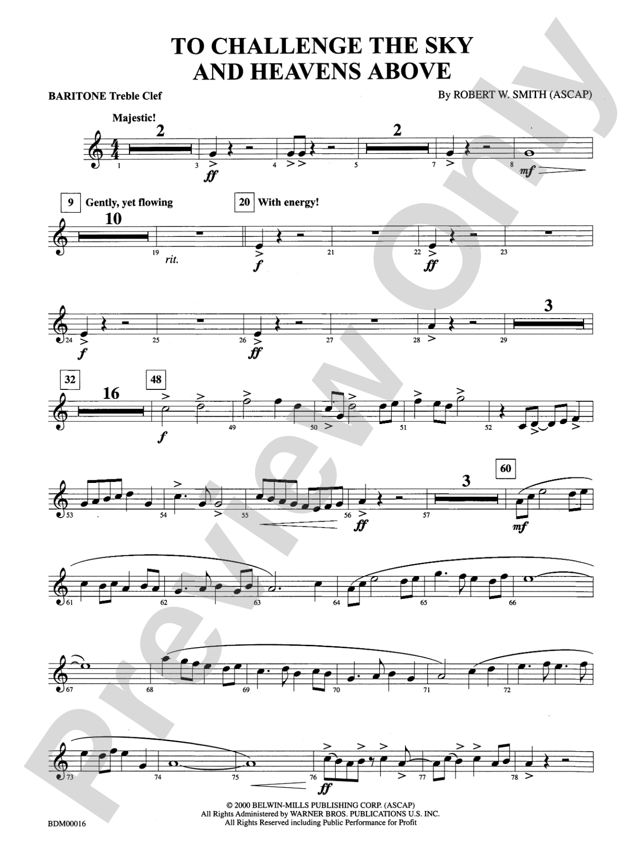 To Challenge the Sky and Heavens Above: Baritone T.C.