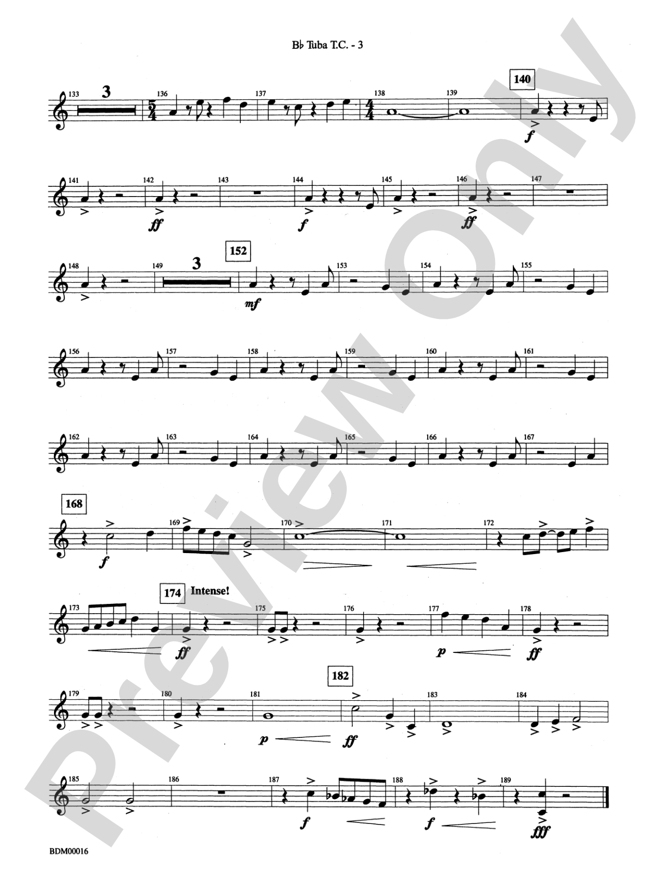 To Challenge the Sky and Heavens Above: (wp) B-flat Tuba T.C.
