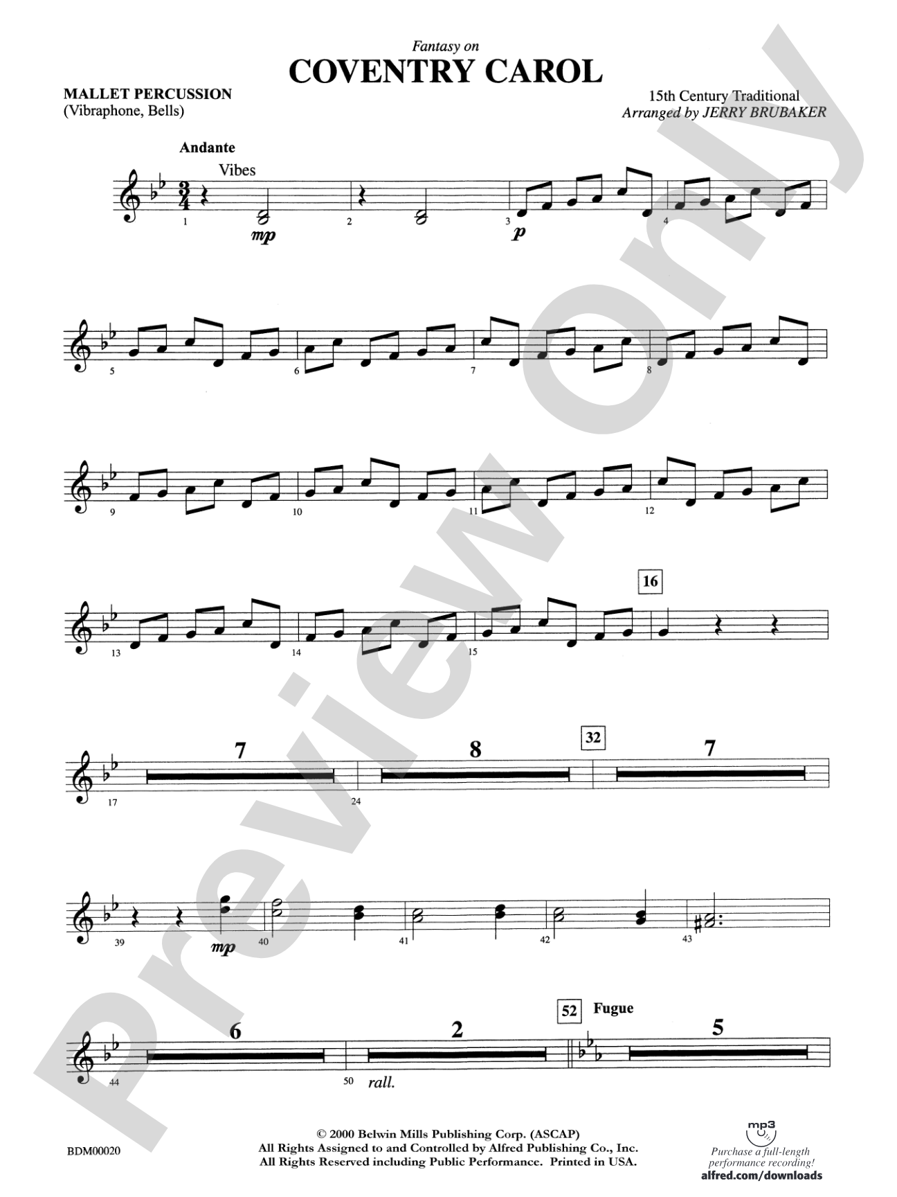 Coventry Carol: Mallets
