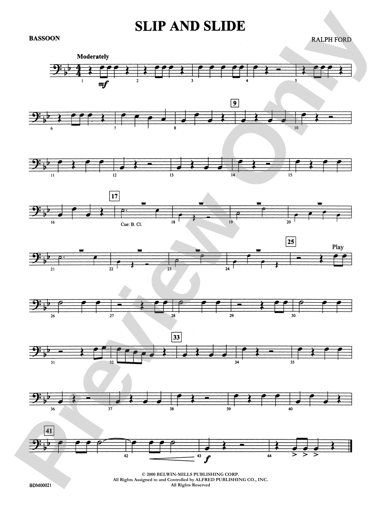 Slip and Slide: Bassoon