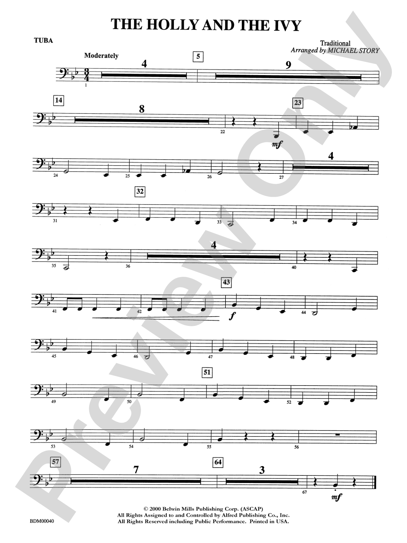 The Holly and the Ivy: Tuba