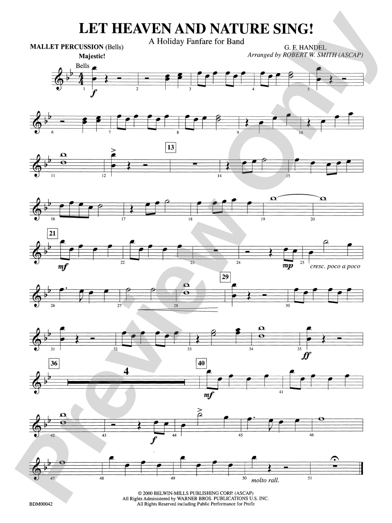 Let Heaven and Nature Sing!: Mallets