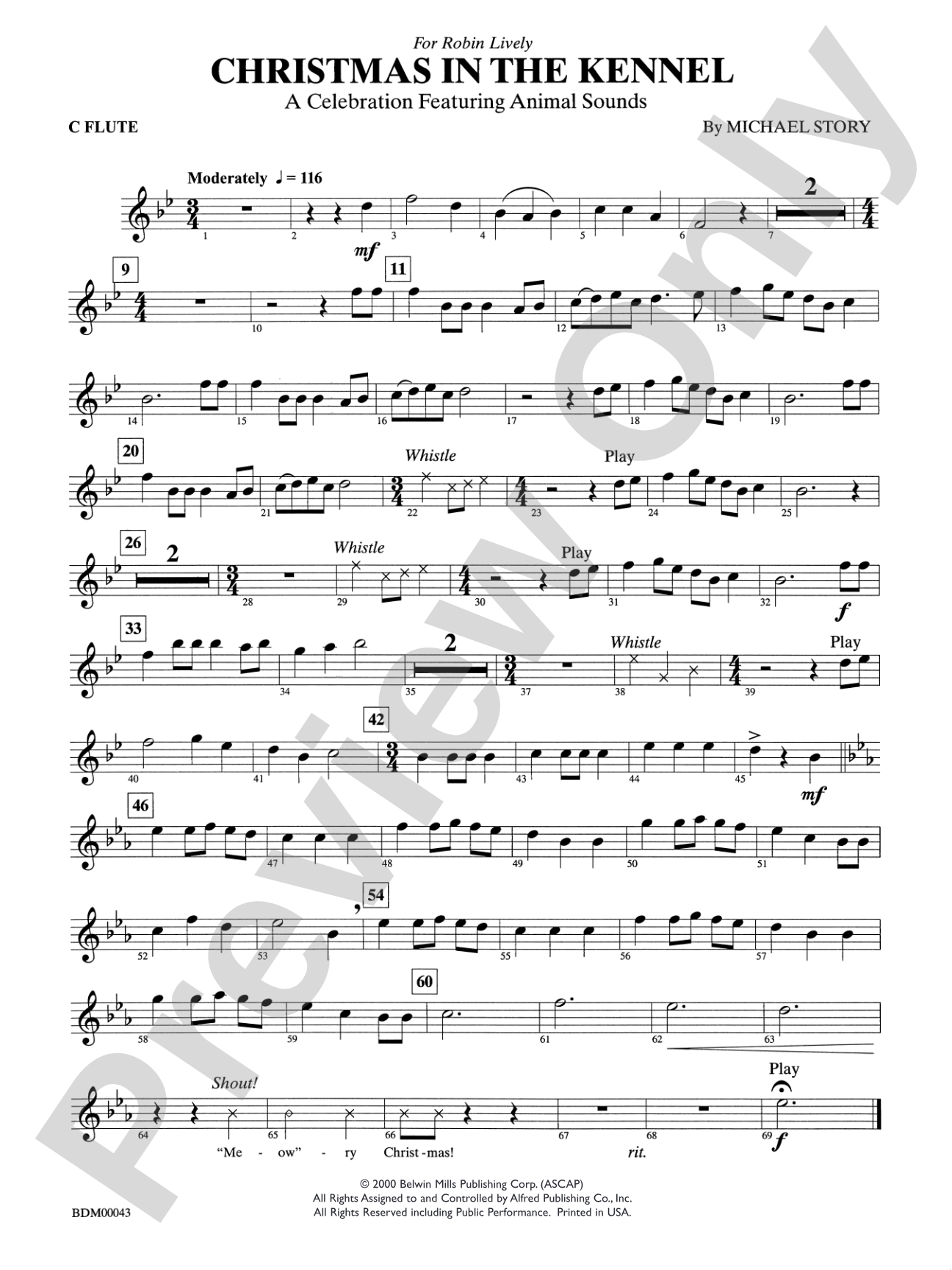 Christmas in the Kennel: Flute