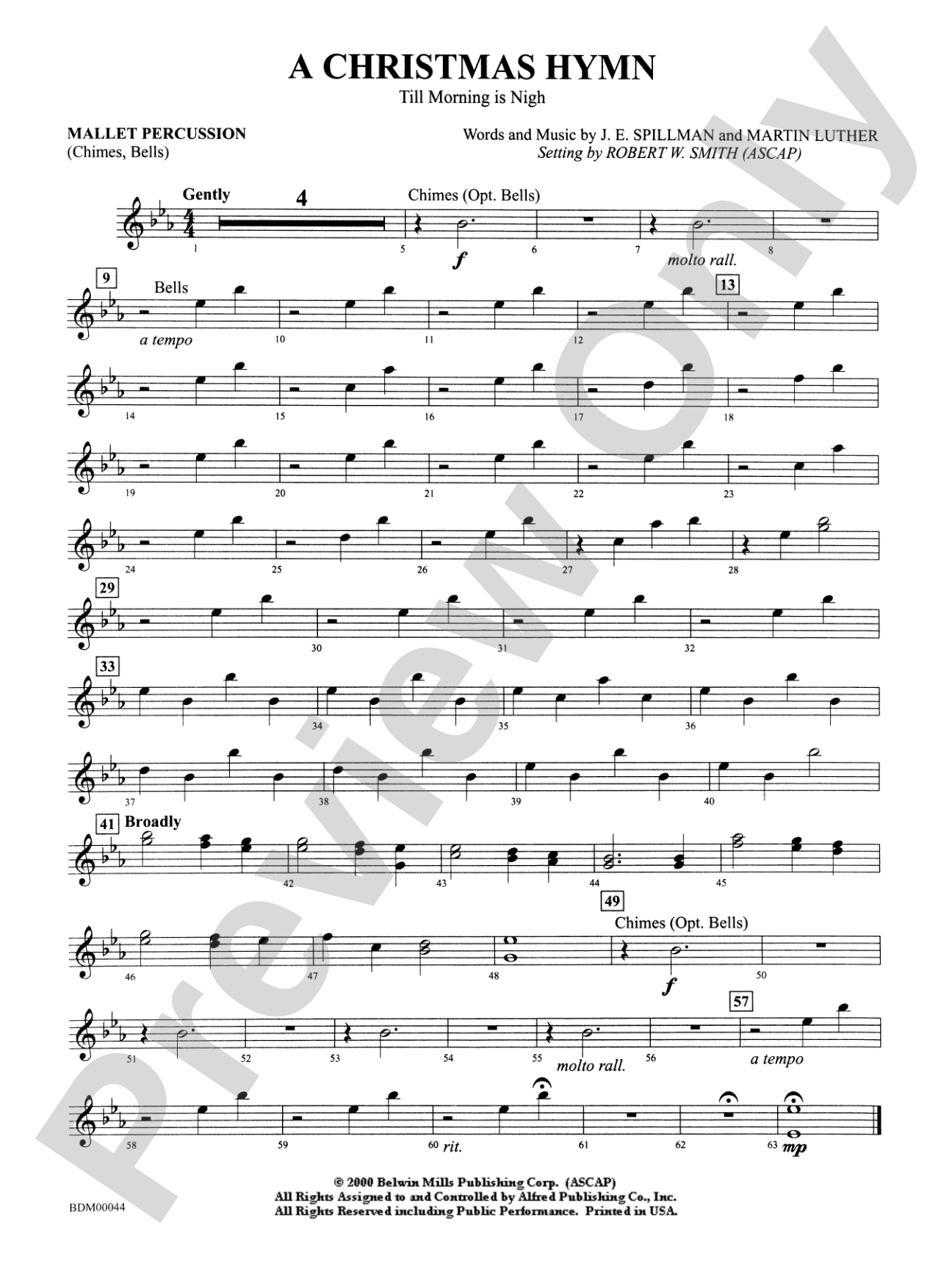 A Christmas Hymn: Mallets